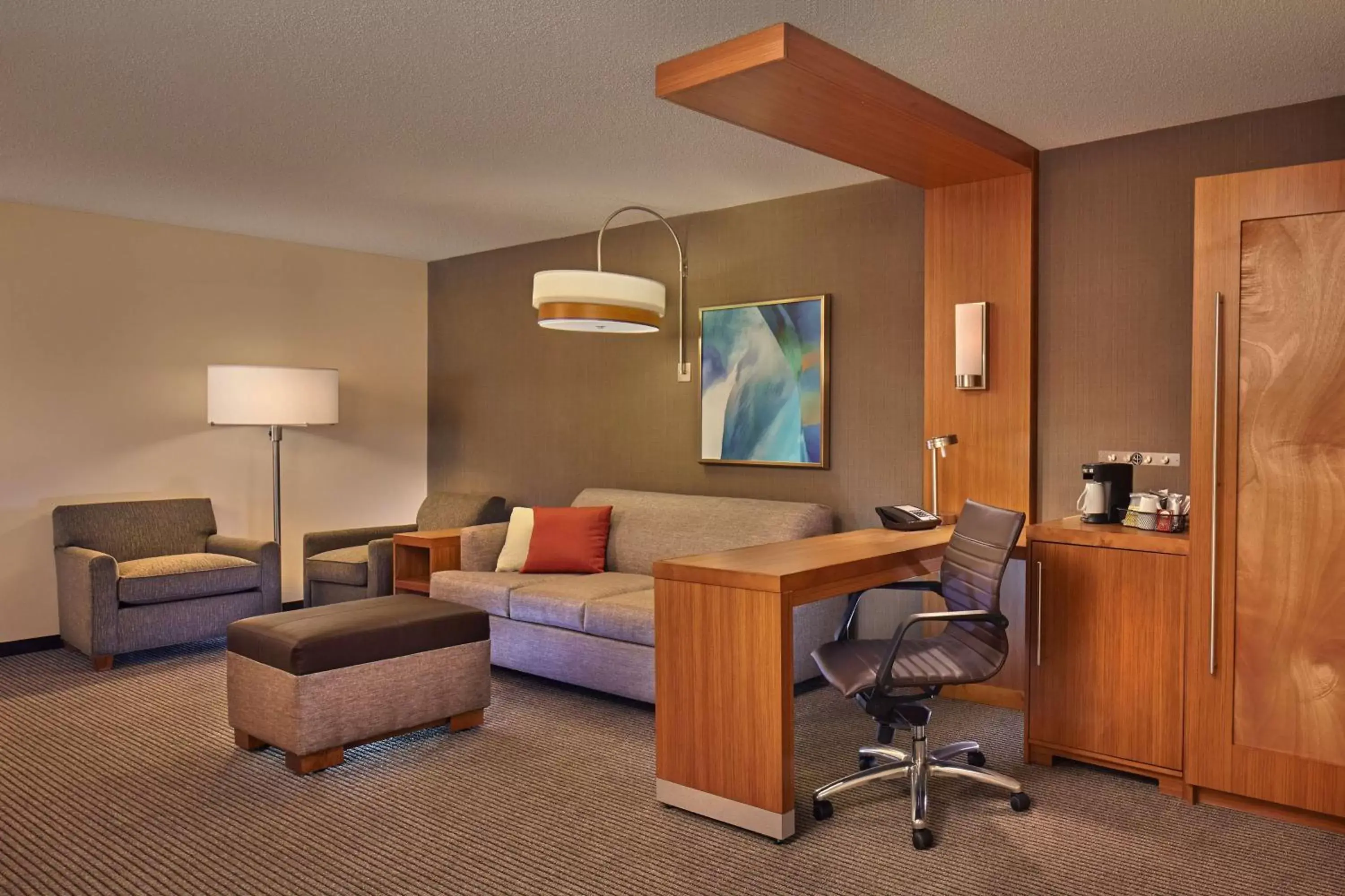Photo of the whole room, Seating Area in Hyatt Place State College