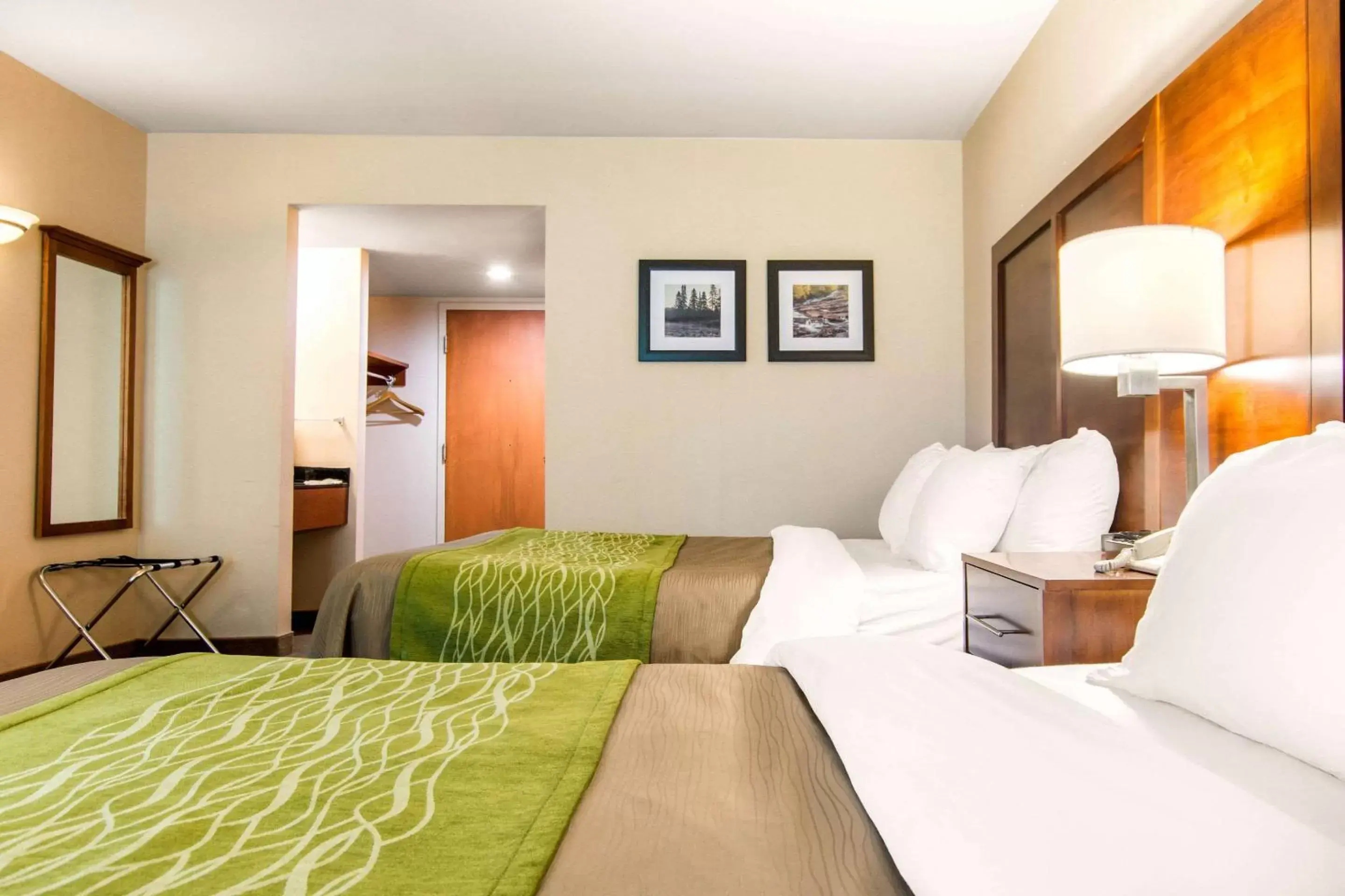 Photo of the whole room, Bed in Comfort Inn & Suites Shawinigan