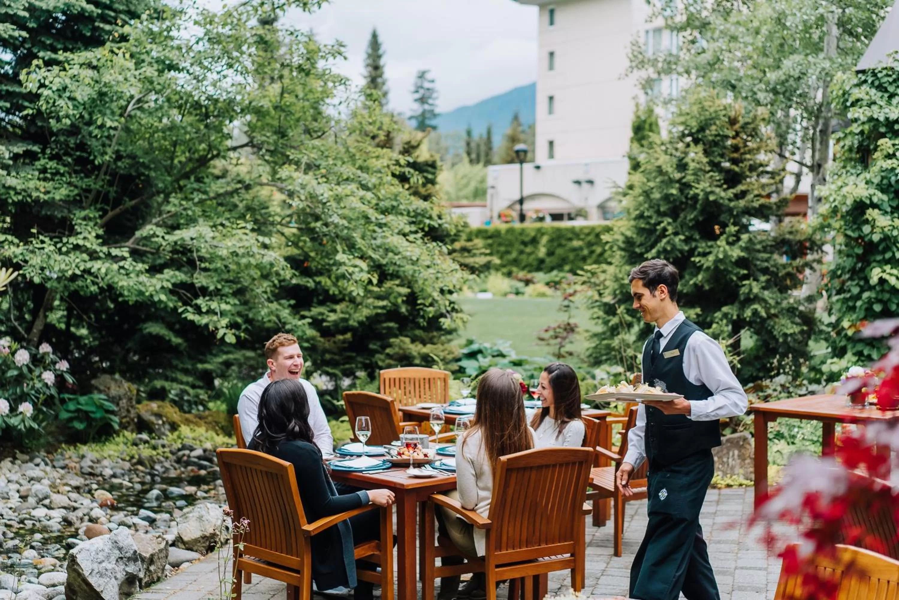 Patio in Fairmont Chateau Whistler