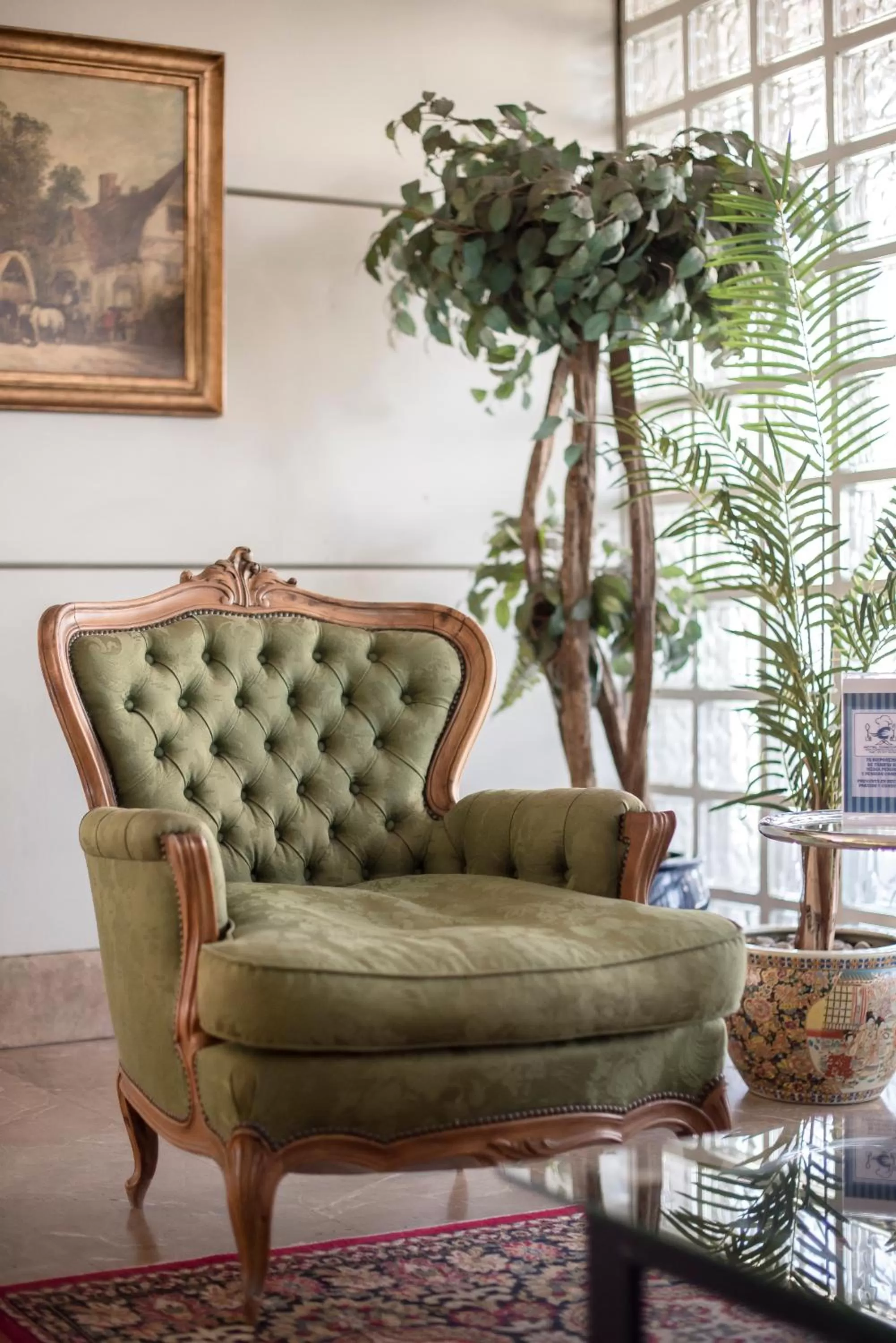 Decorative detail, Seating Area in Hotel Concordy