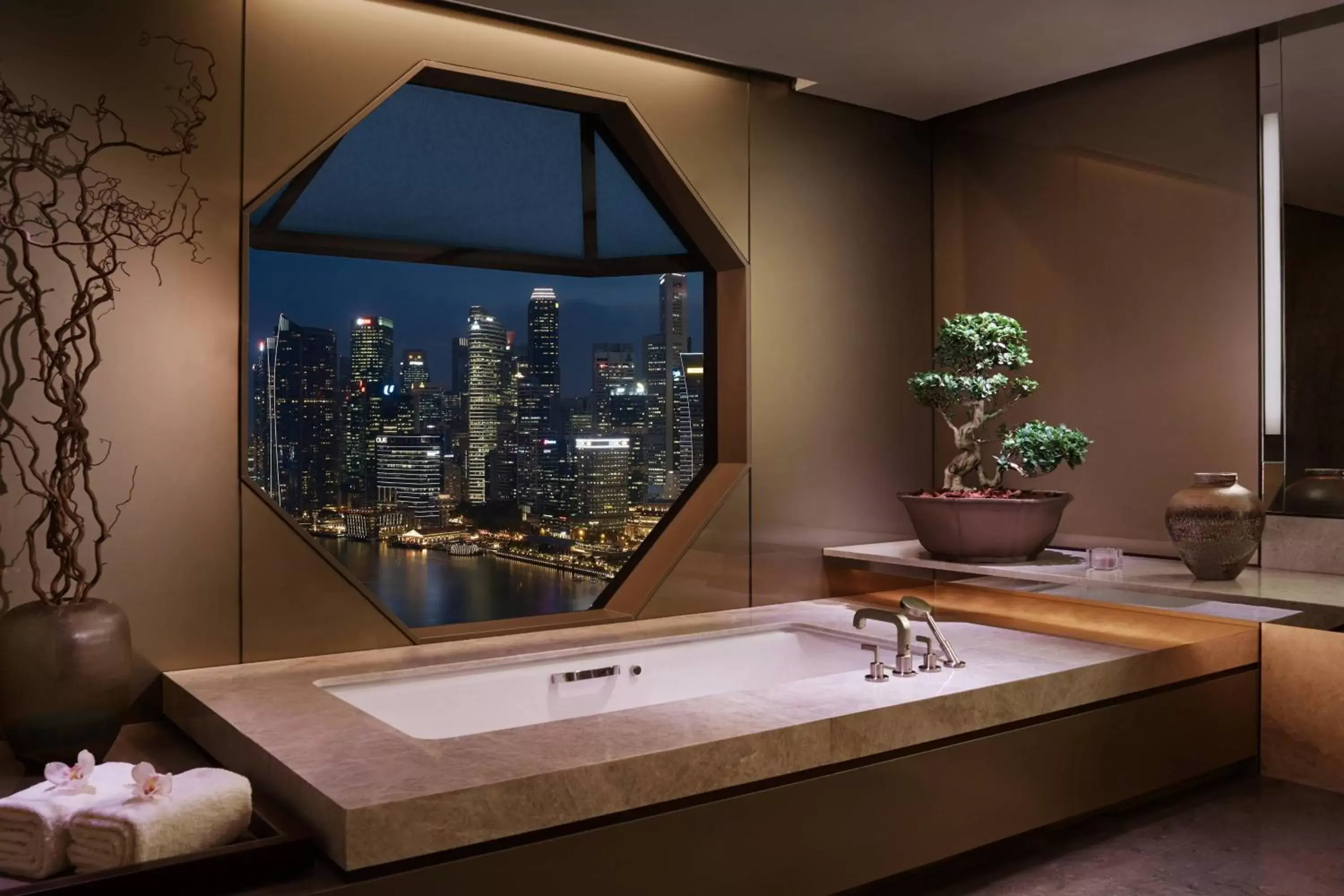 Bathroom in The Ritz-Carlton, Millenia Singapore