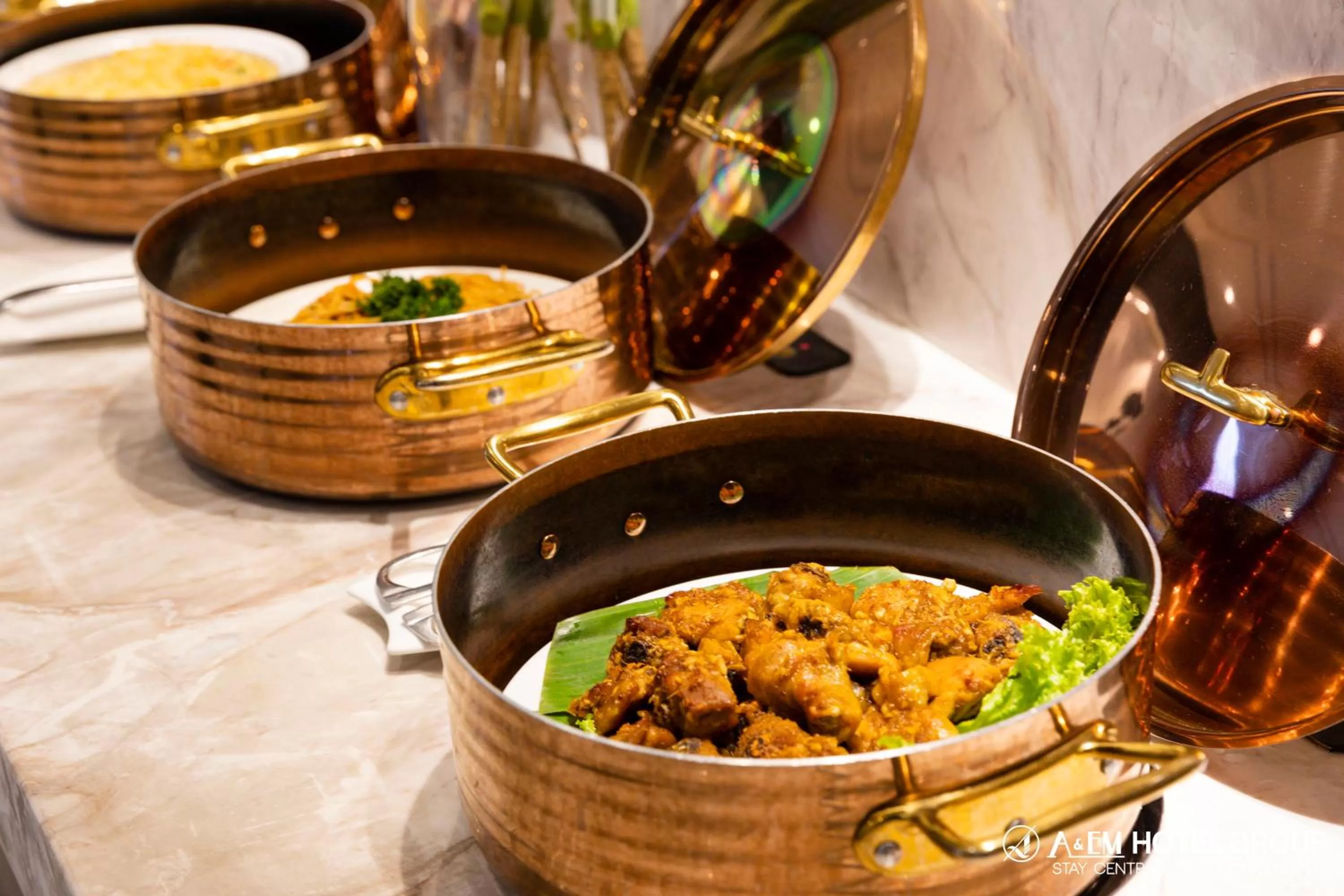 Food in A&EM Saigon Hotel