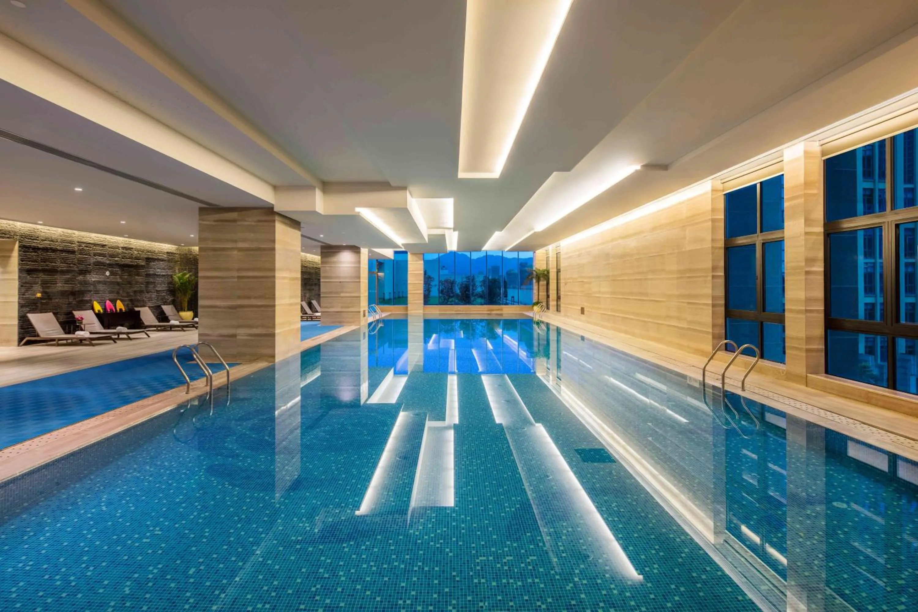 Swimming pool in Holiday Inn Chongqing University Town by IHG