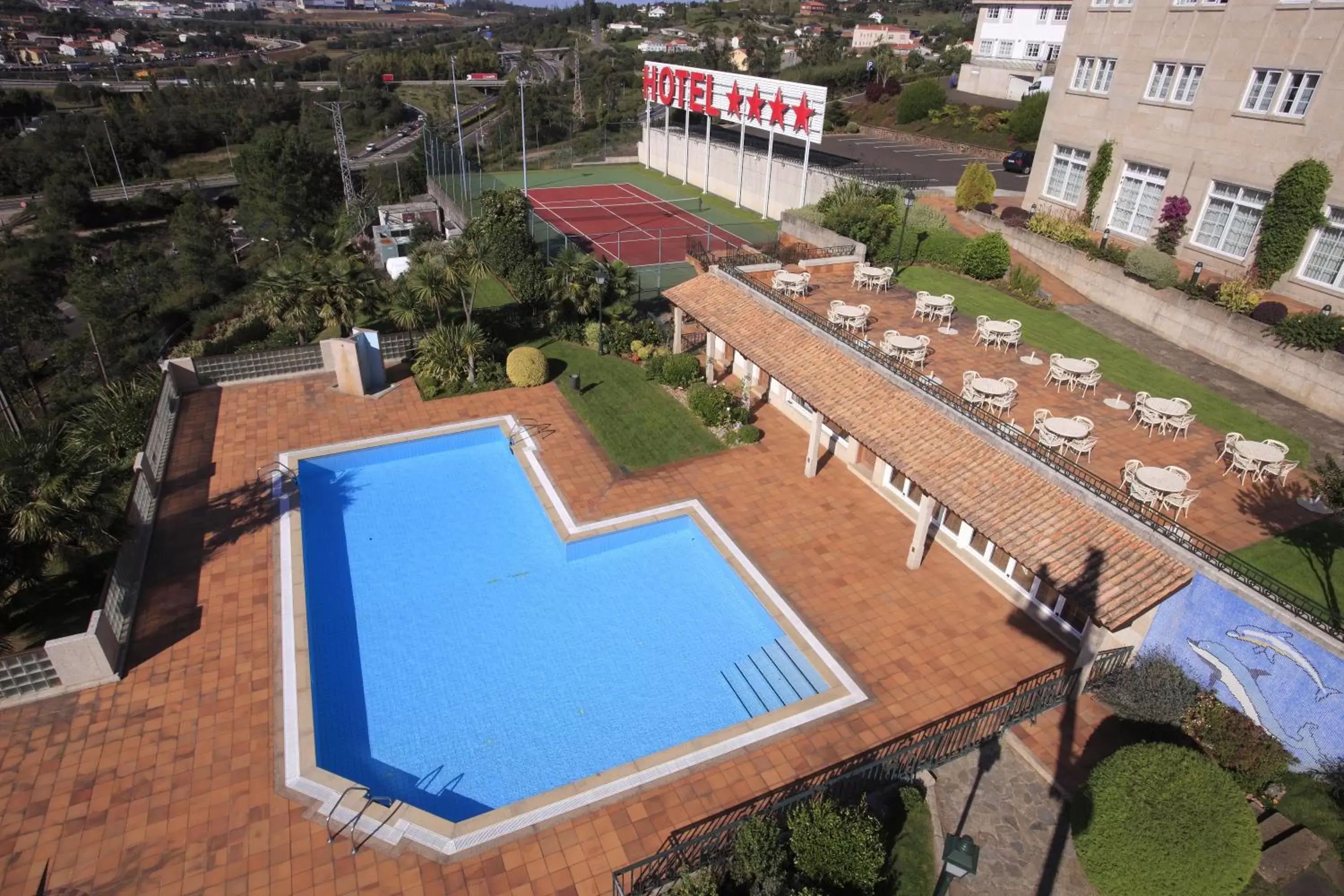 Bird's eye view, Pool View in Gran Hotel Los Abetos