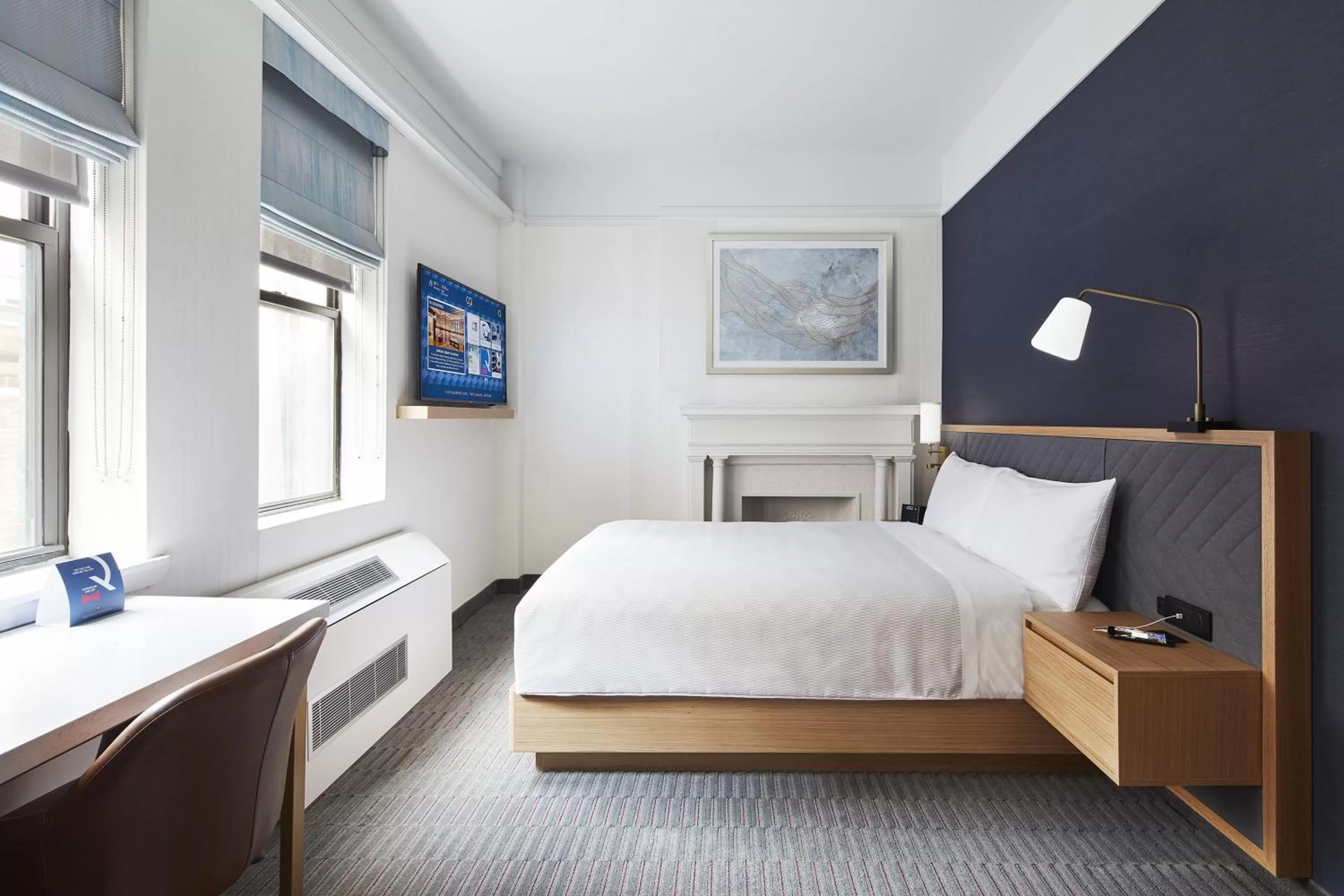 Photo of the whole room, Bed in Club Quarters Hotel Times Square, New York