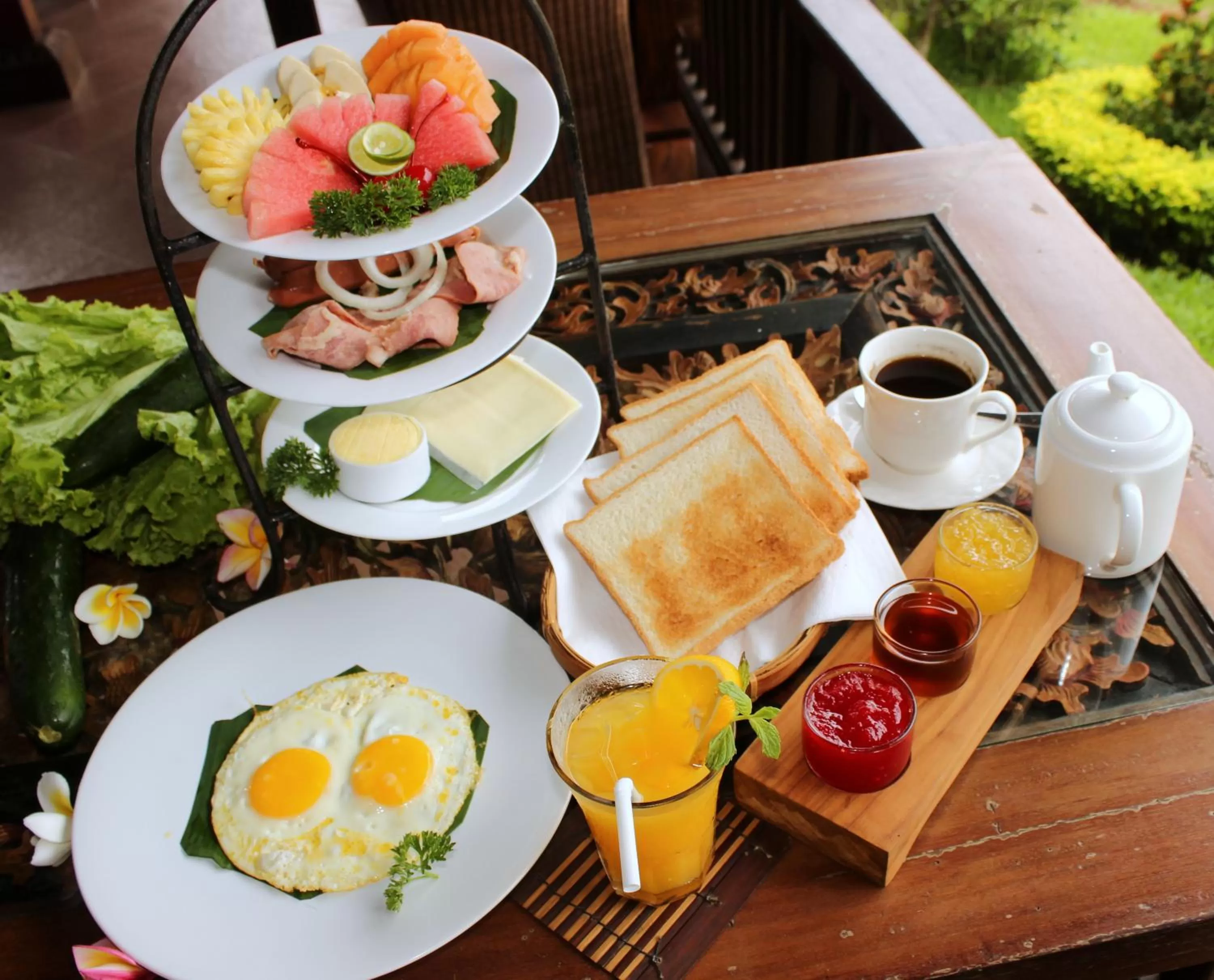 Patio in Shanti Natural Panorama View Hotel