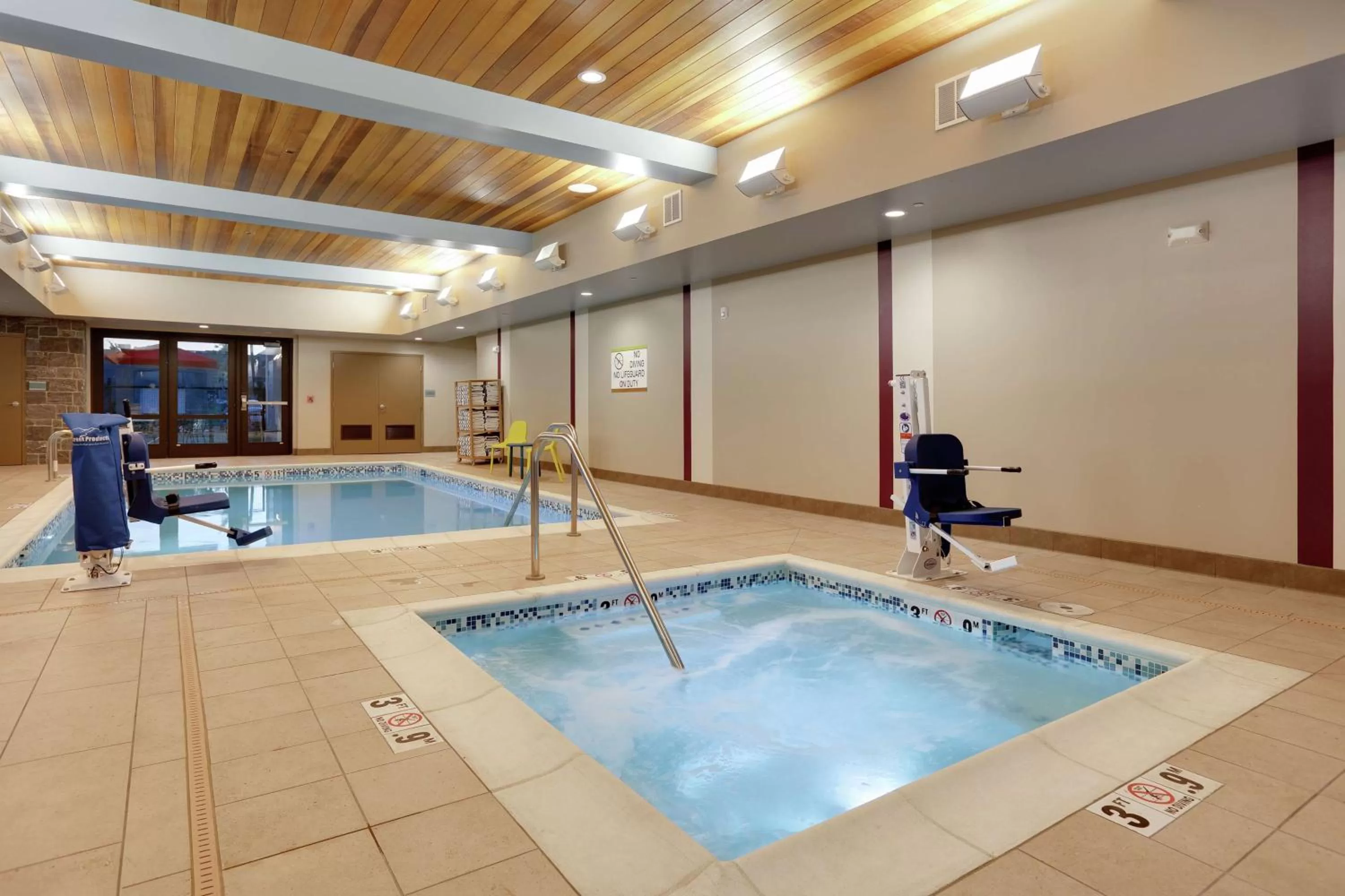 Pool view in Home2 Suites By Hilton Yakima Airport