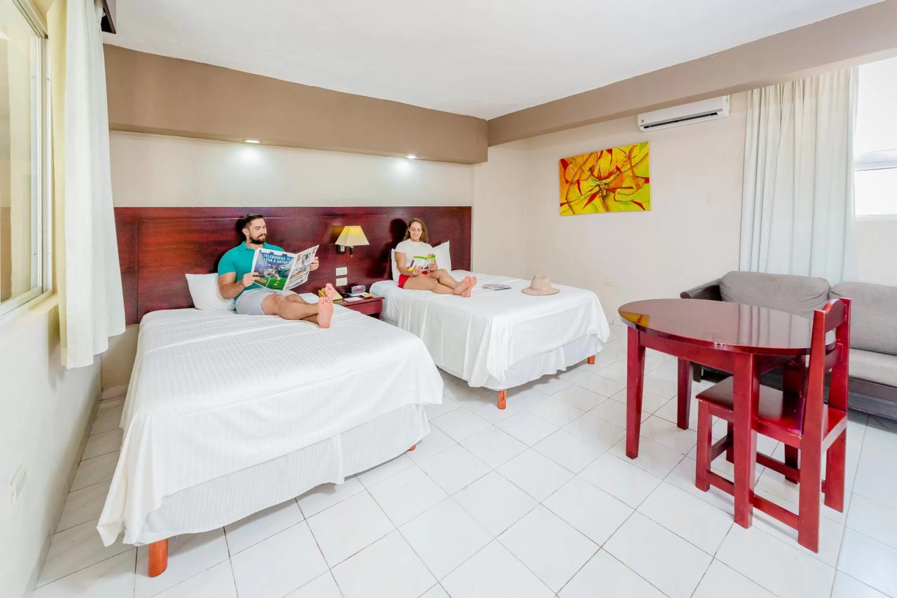 Photo of the whole room, Bed in Hotel Maria del Carmen