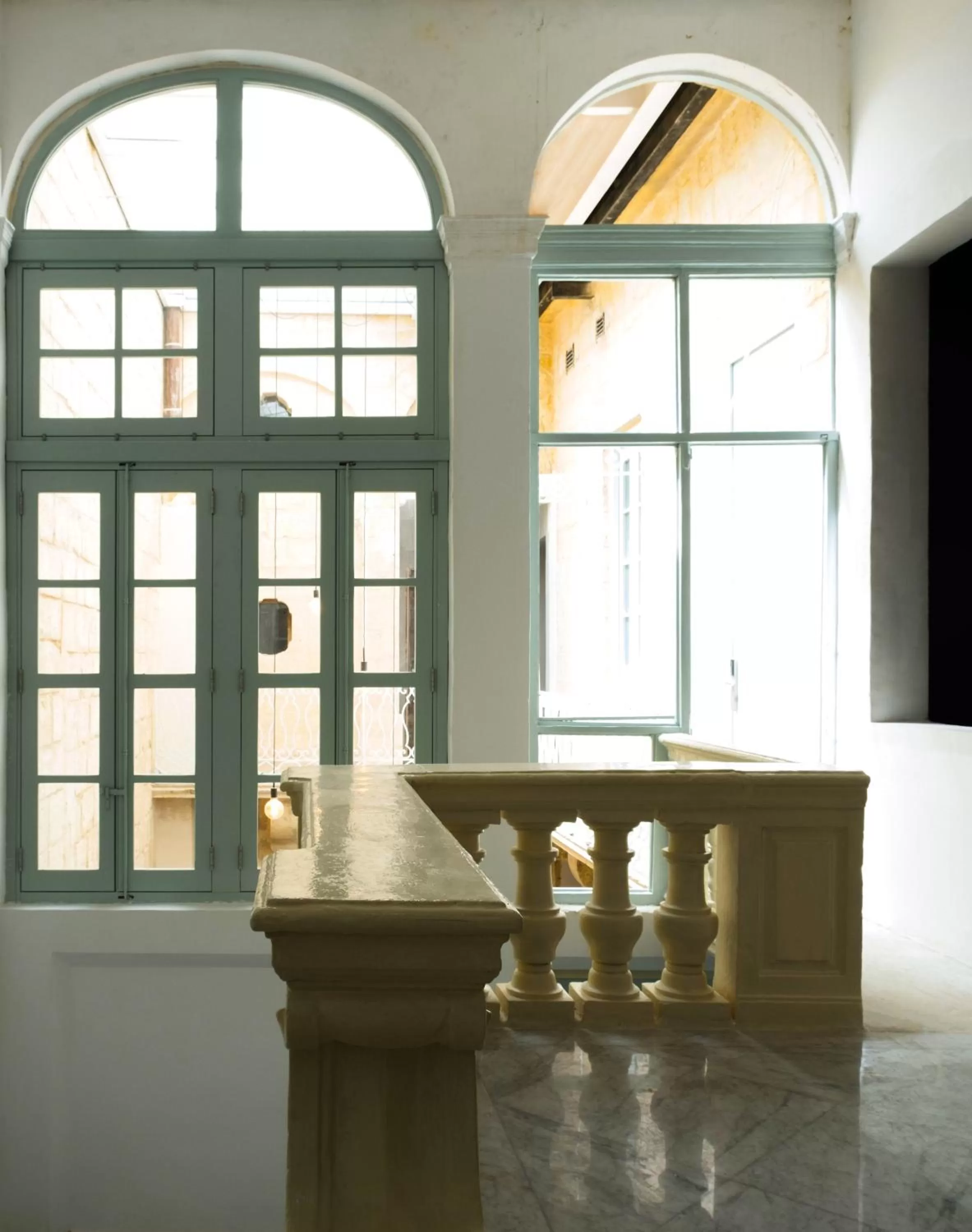 Text overlay in Mulberry Suites