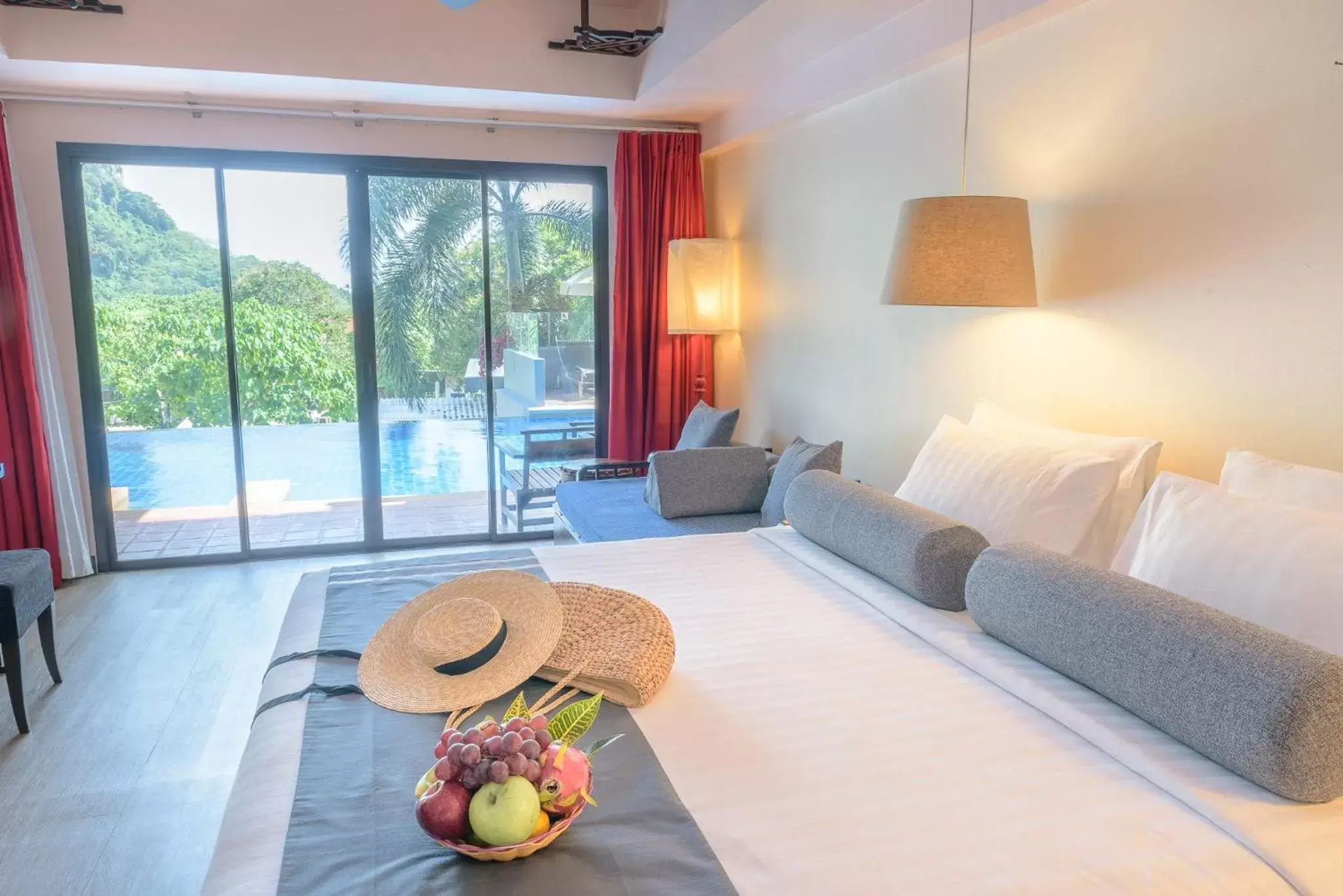 Pool view, Seating Area in Krabi Chada Resort - SHA Plus