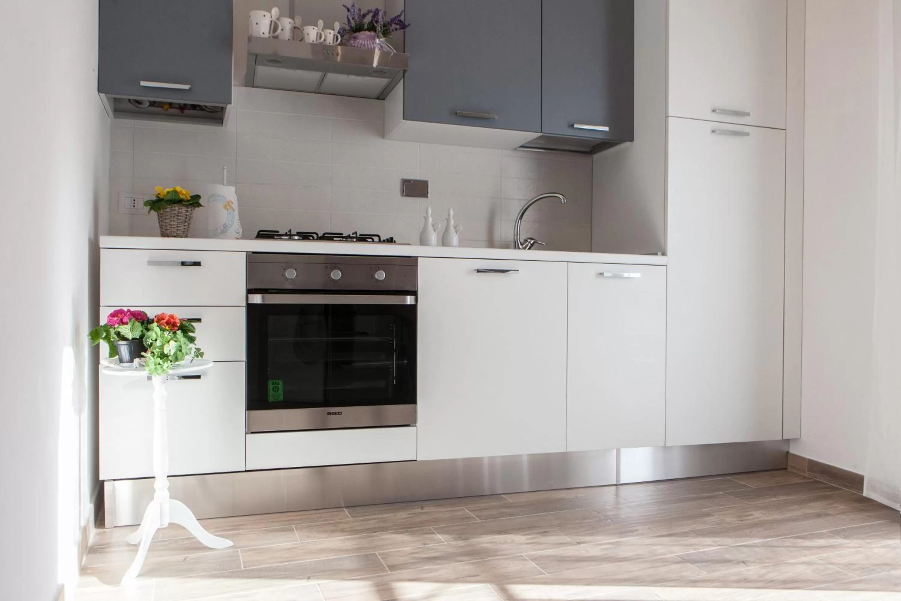 Kitchen or kitchenette in Hotel Ideale