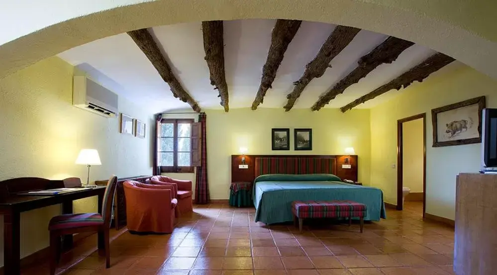 Bed in Hotel la Perdiz