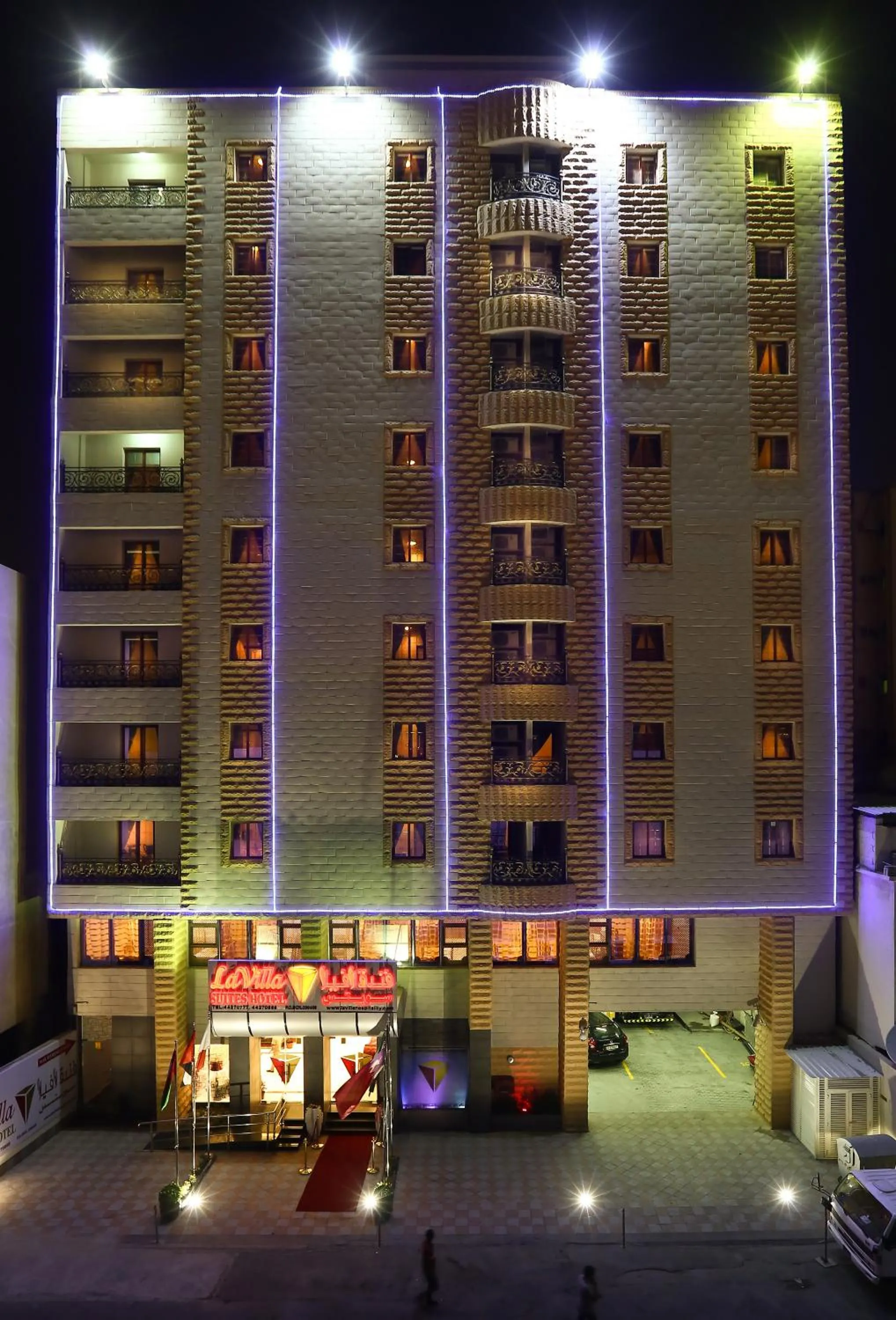 Property building in La Villa Suites Hotel