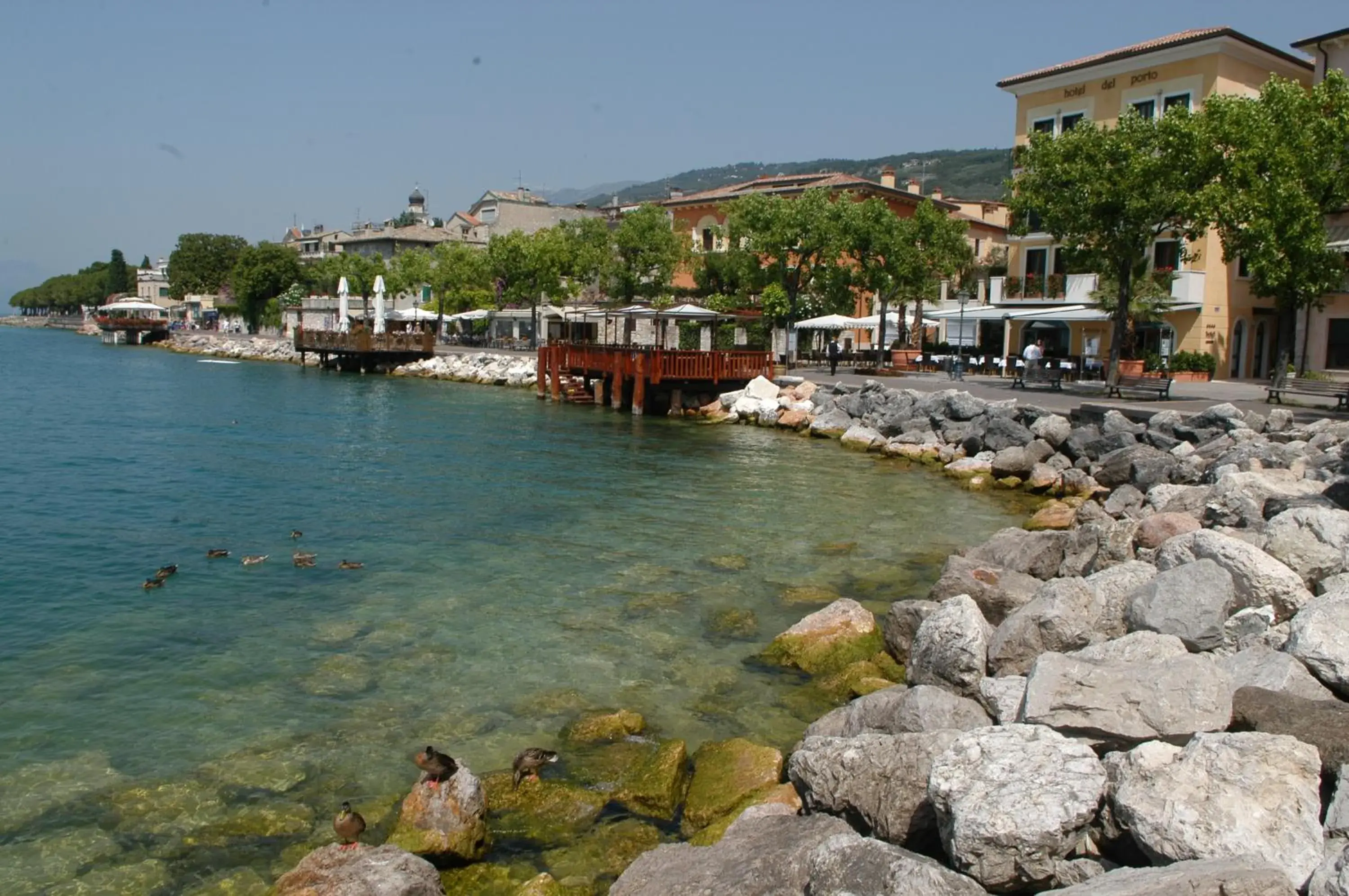 Lake view in Hotel Del Porto