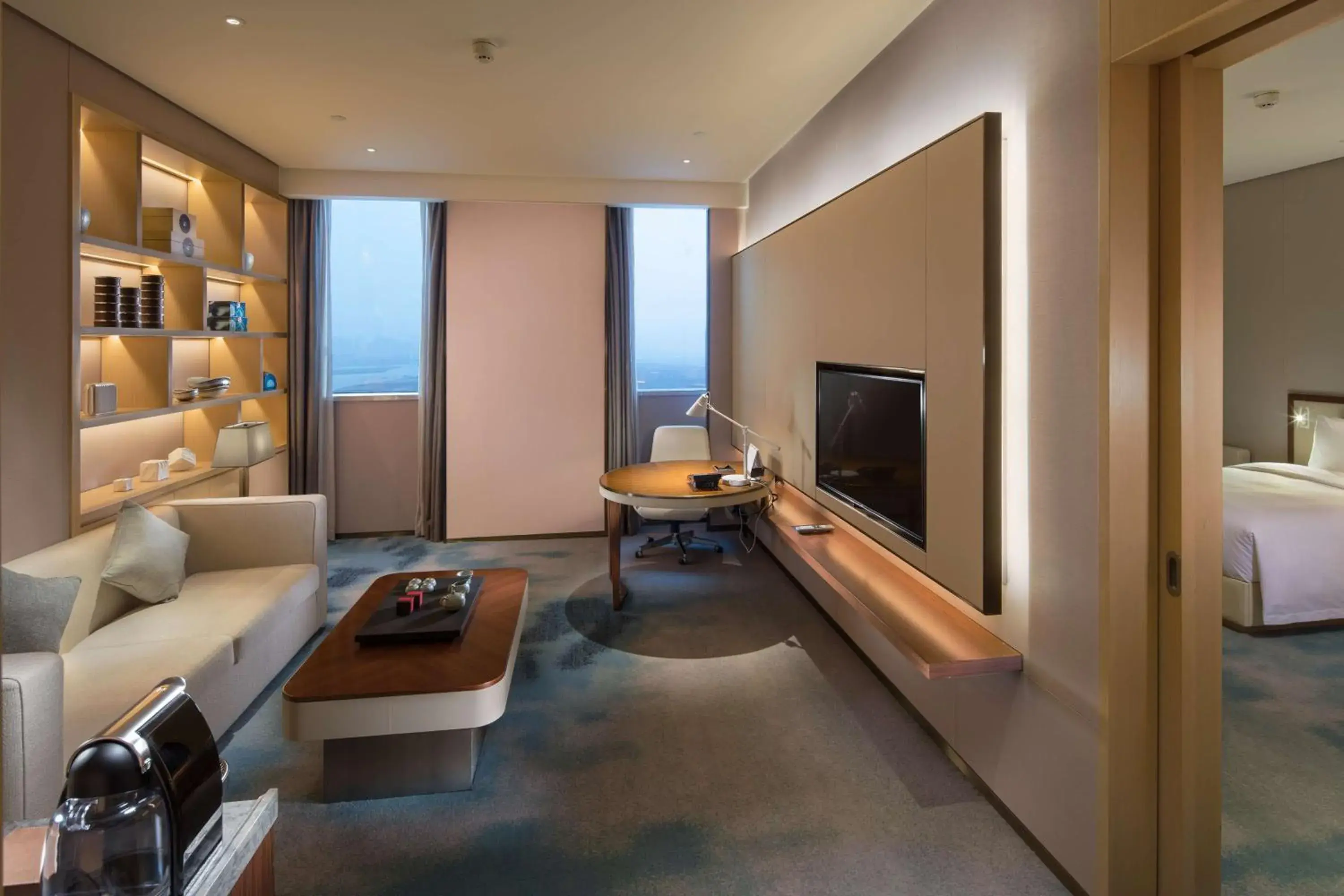 Bedroom, Bed in Hilton Quanzhou Riverside Bedroom, Bed in Hilton Quanzhou Riverside