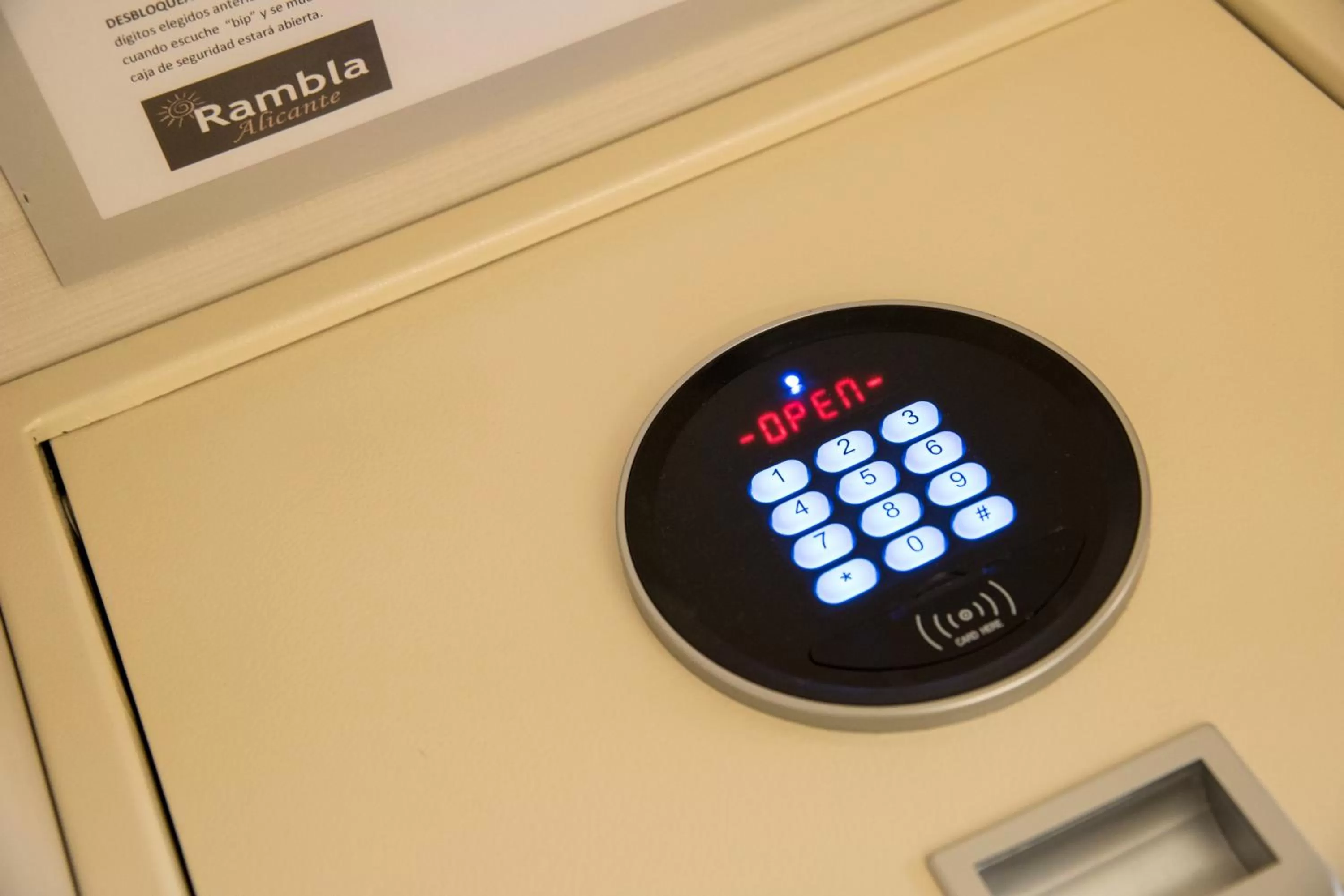 Decorative detail in Rambla Alicante Contactless