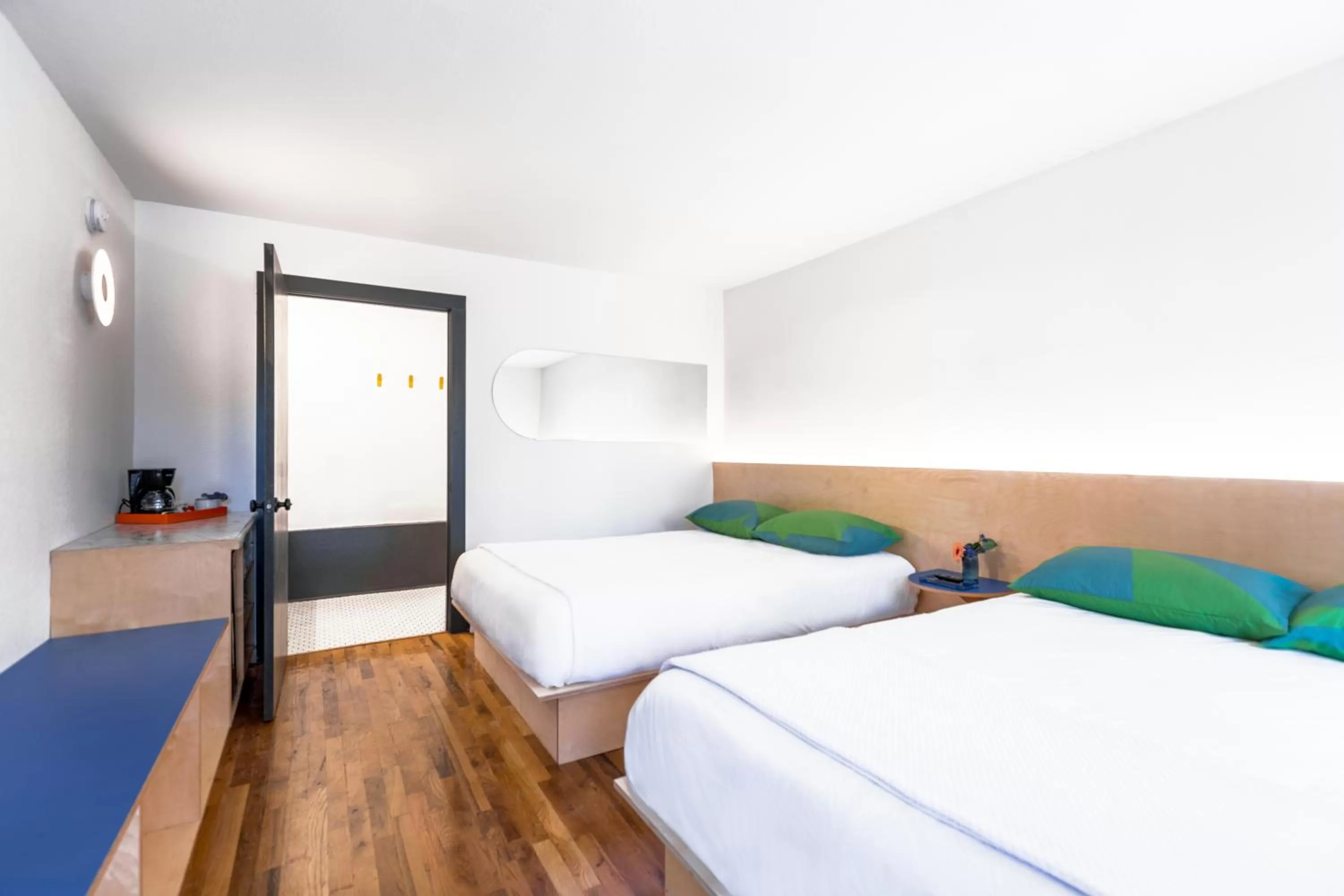 Bed in The Iris Motel