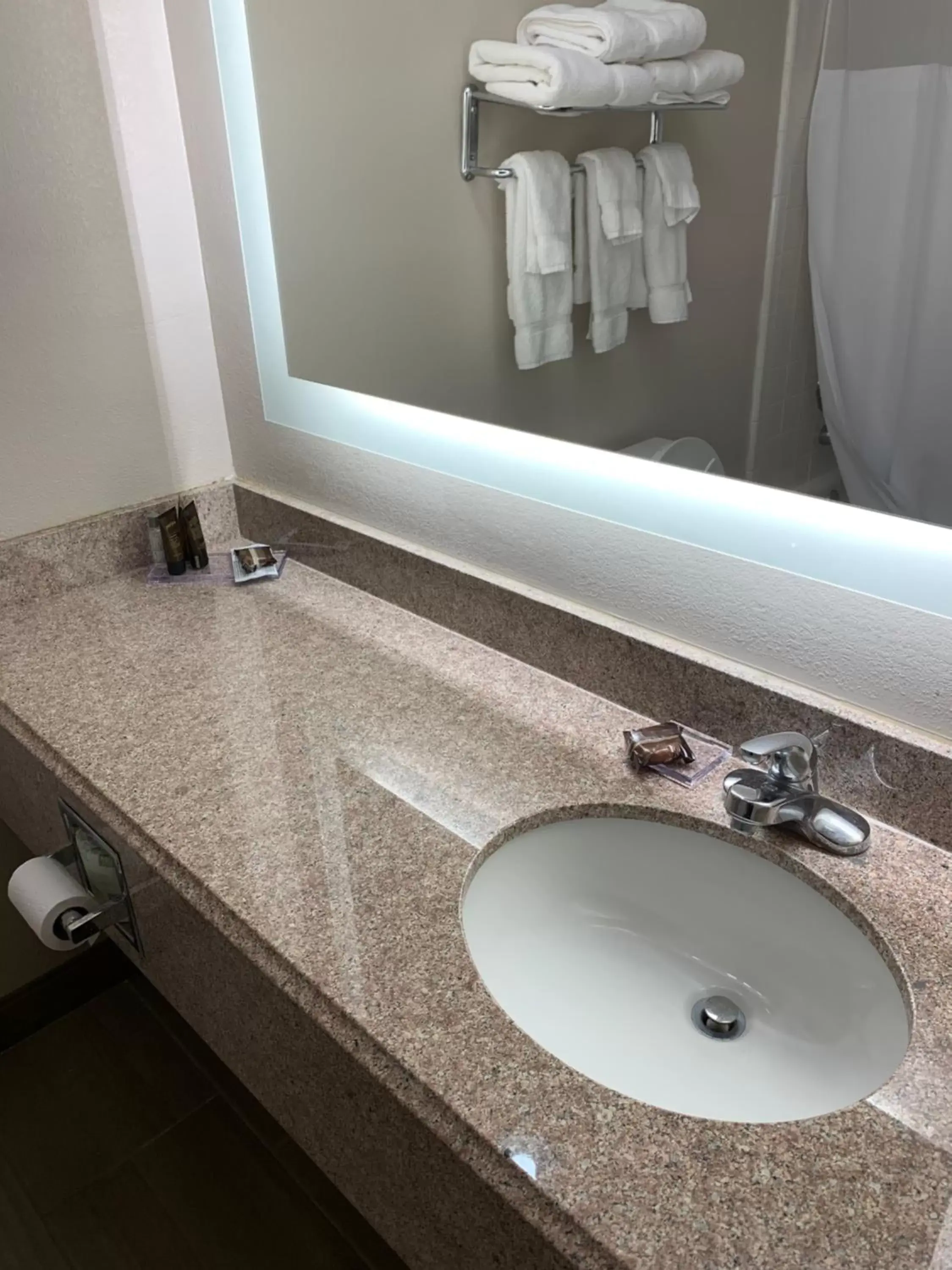 Bathroom in Wingate by Wyndham Brighton Bathroom in Wingate by Wyndham Brighton