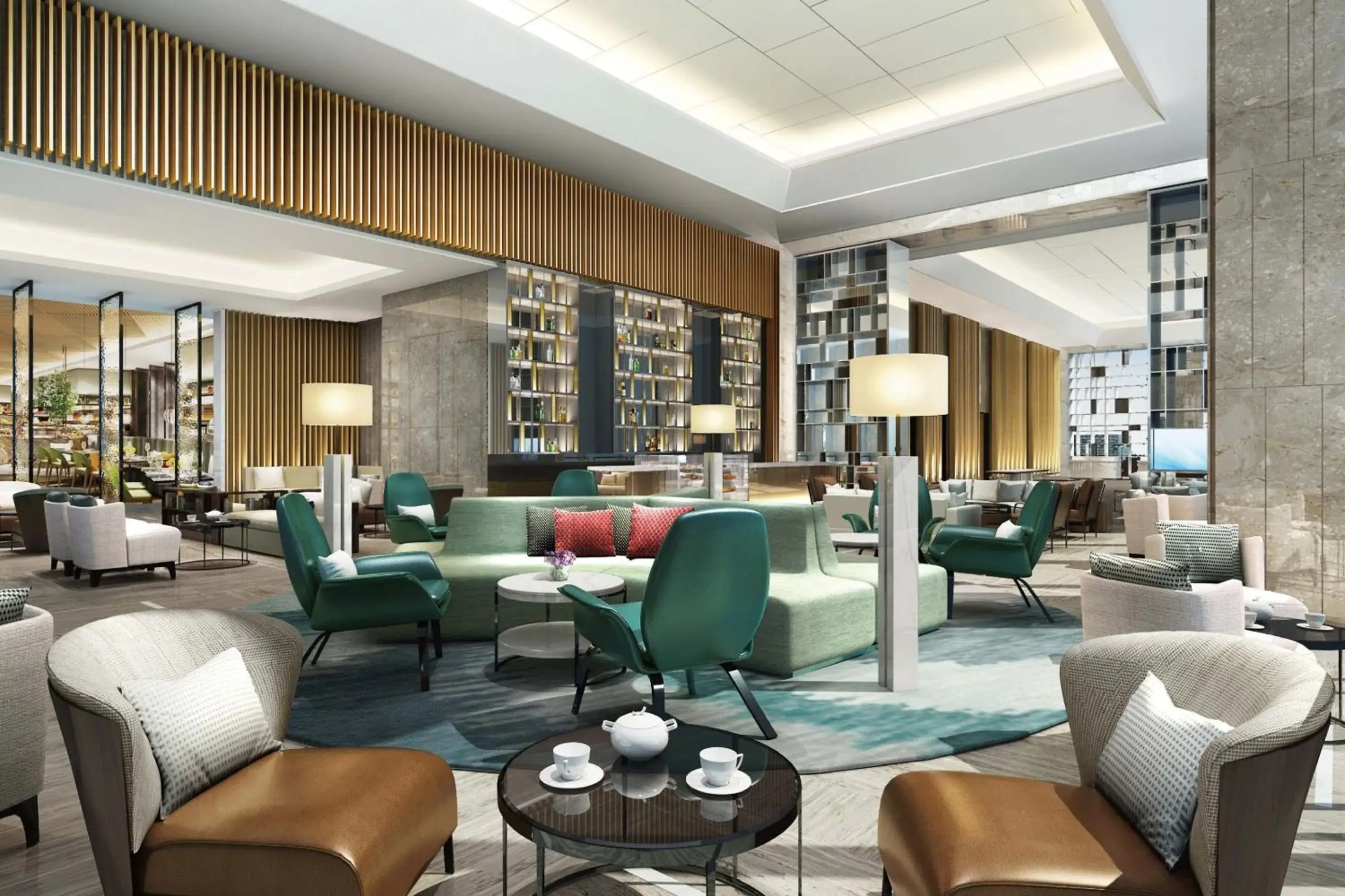 Lobby or reception, Lounge/Bar in Four Points by Sheraton Wuhan, Jiangxia