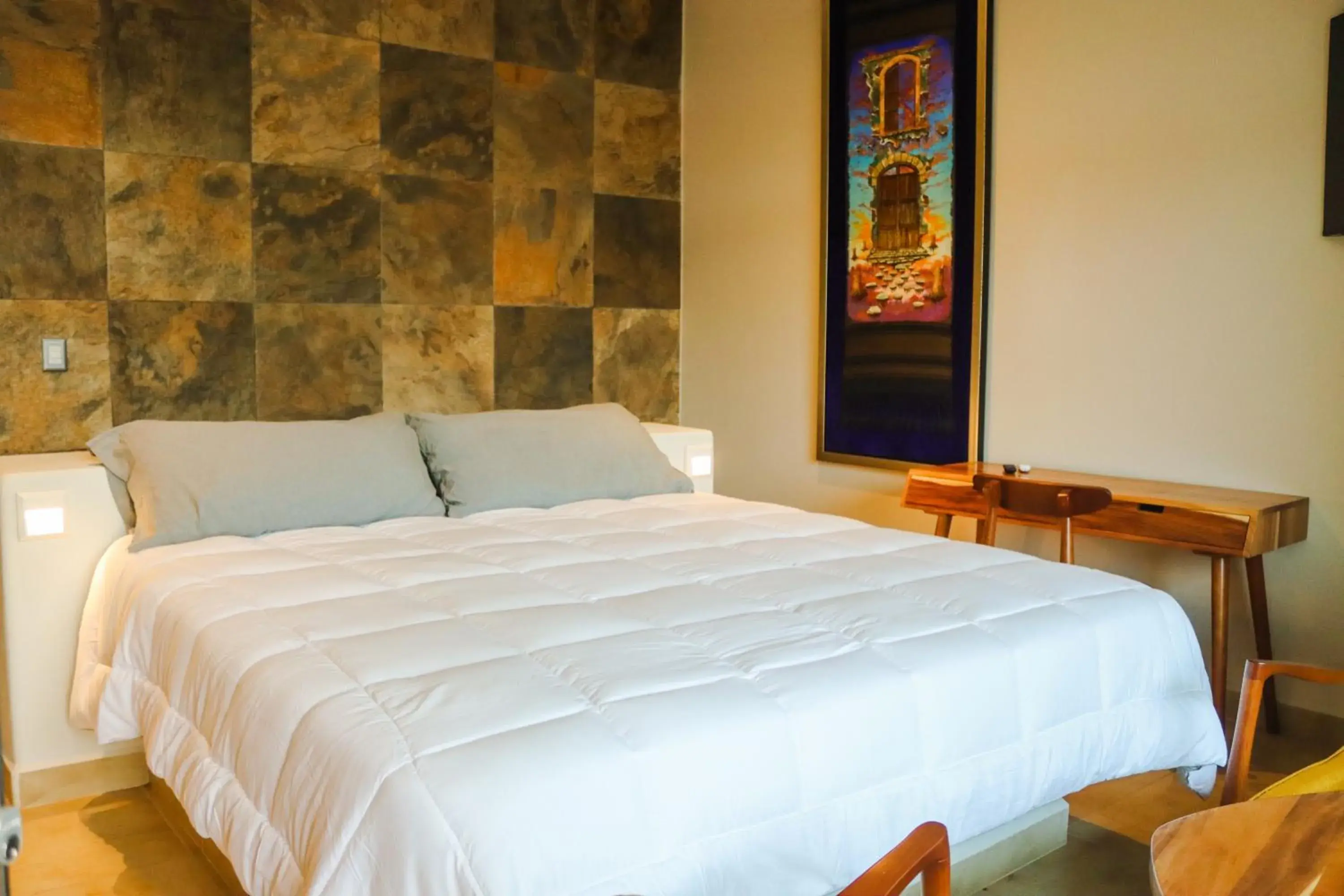 Bed in Hotel Casa Justina
