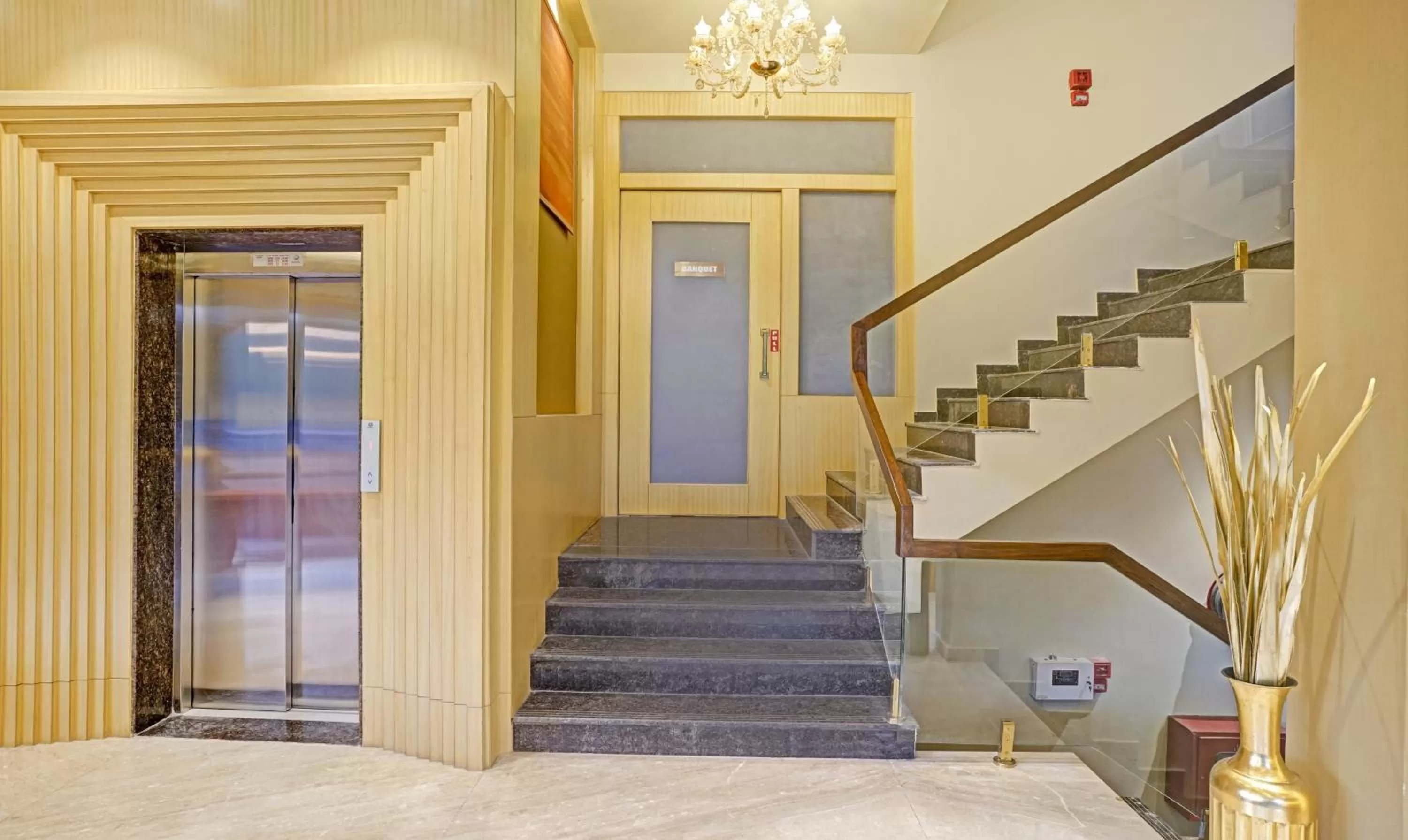 elevator in Treebo Premium Golden Bliss Trimurti Nagar Square