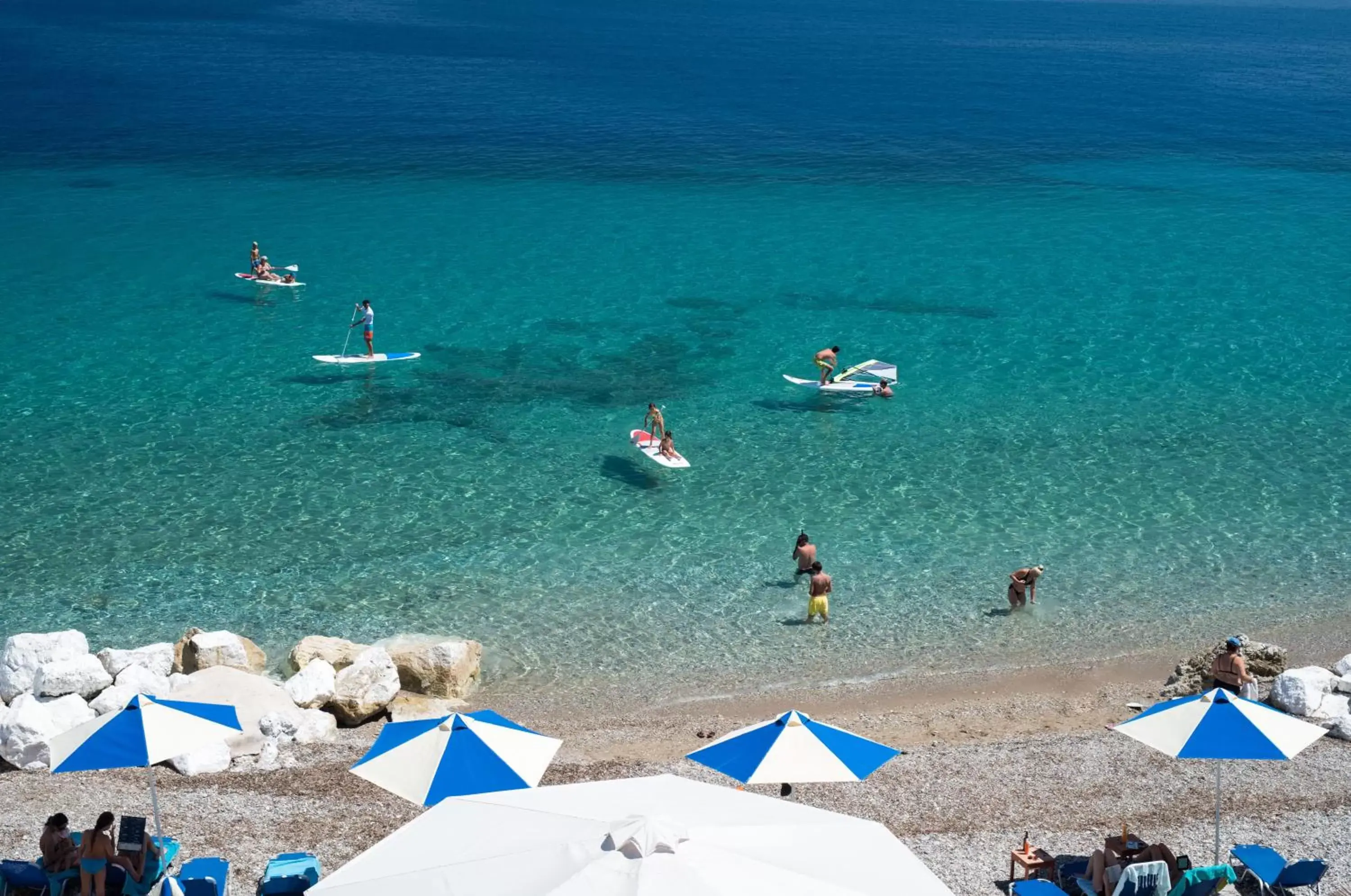 Summer, Beach in Lido Hotel