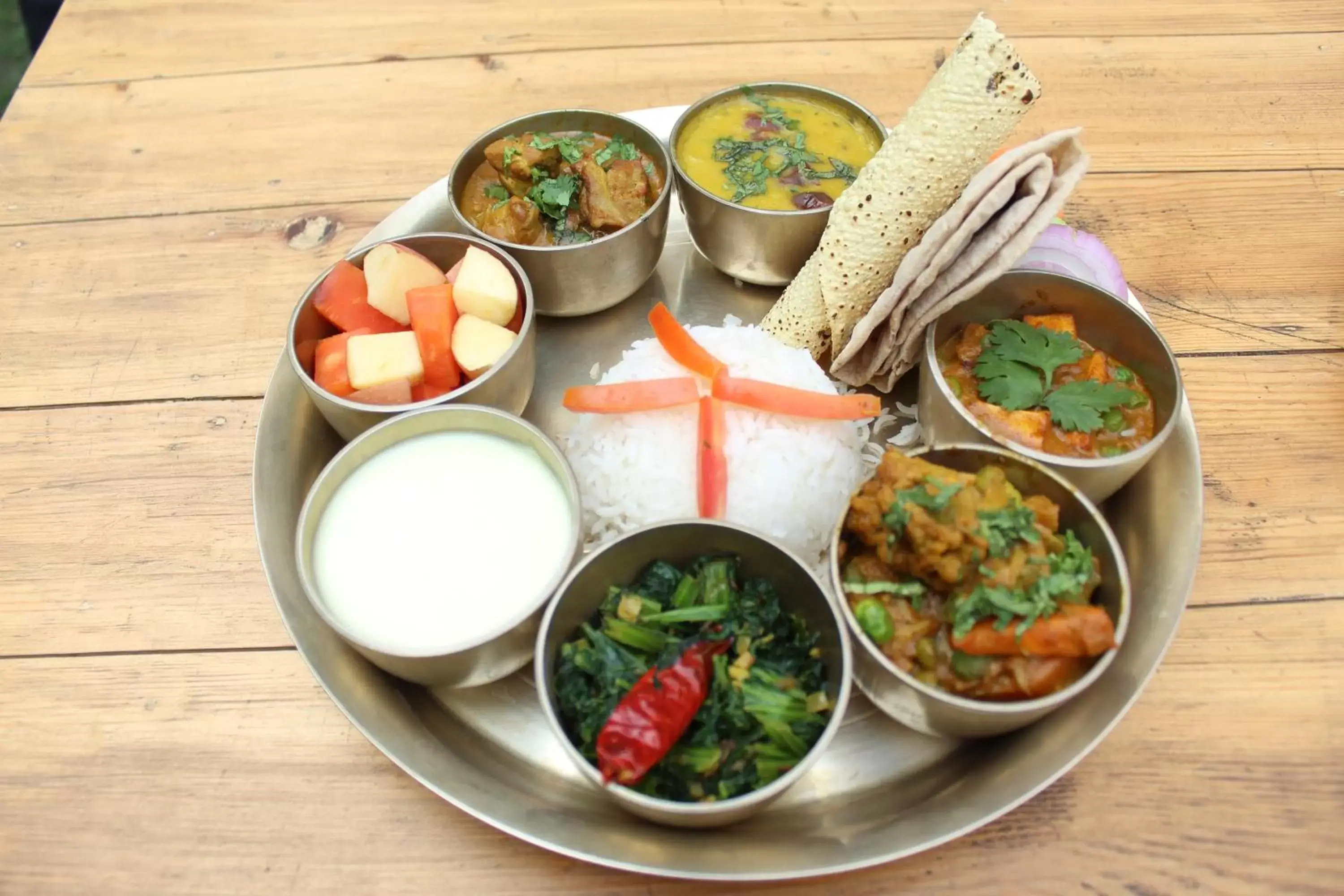 Food in Thamel Eco Resort