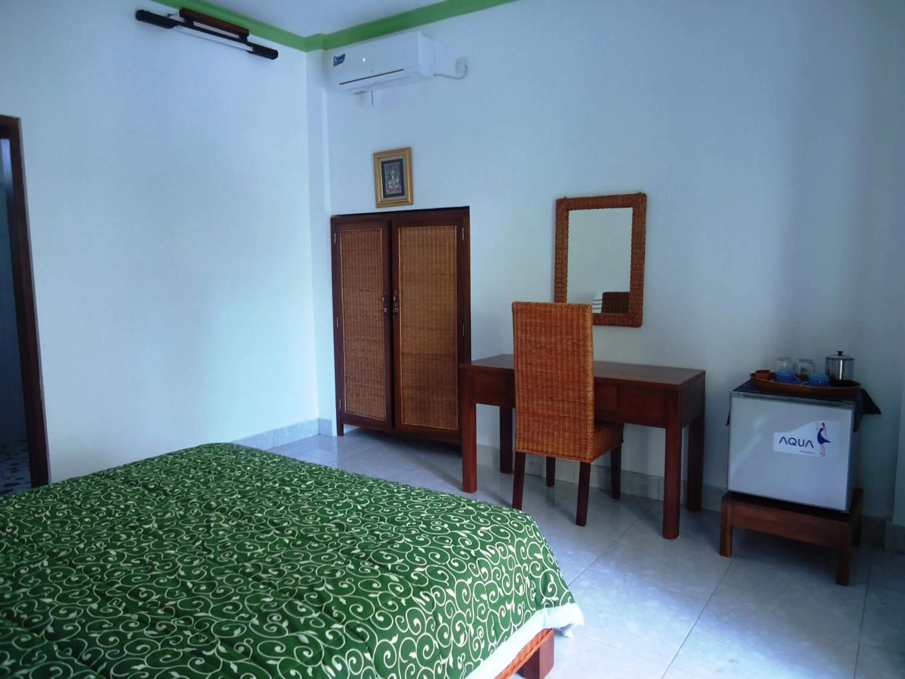 Decorative detail, Bed in Argasoka Bungalows