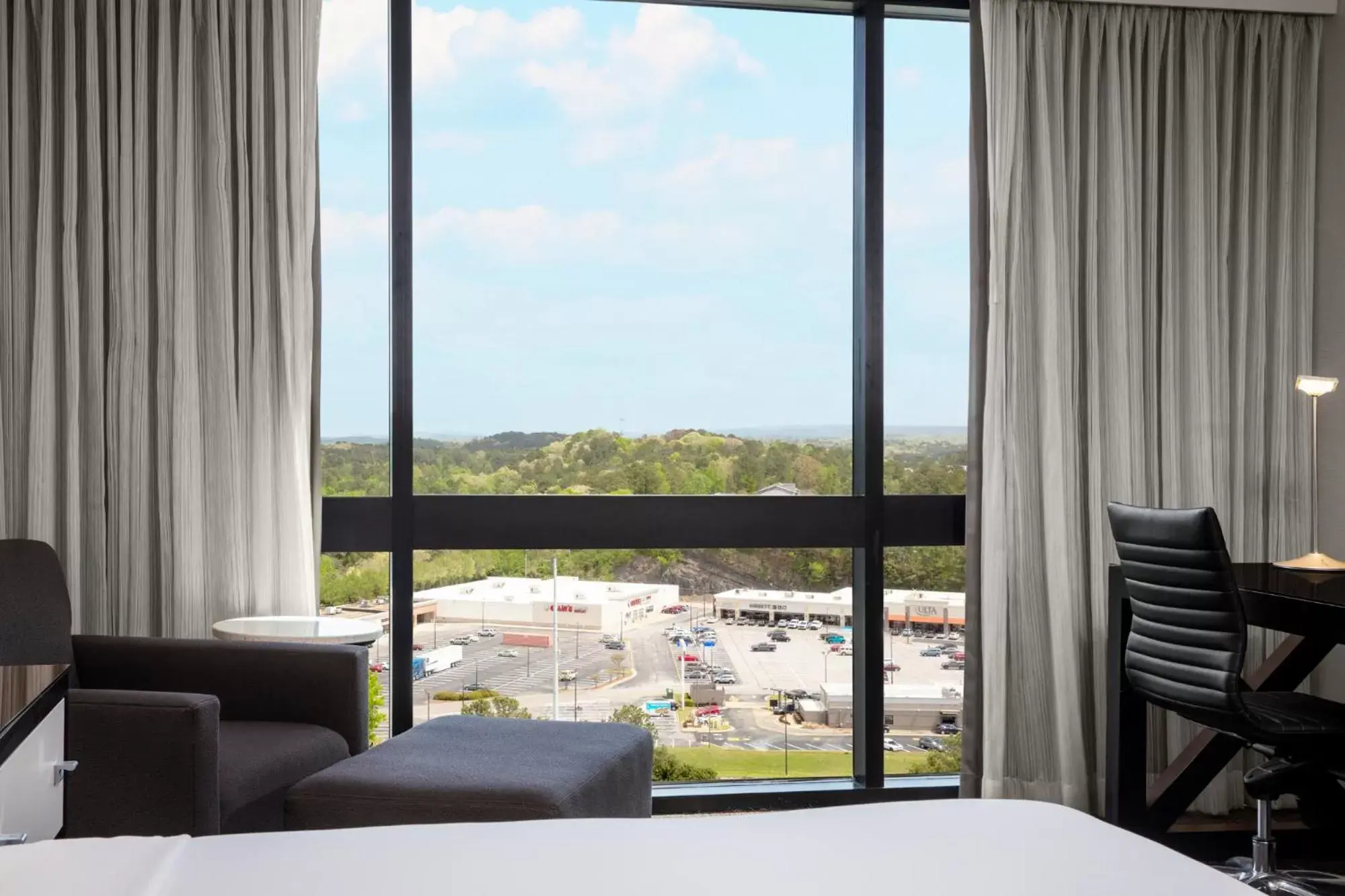 View (from property/room), Bed in Hyatt Regency Birmingham - The Wynfrey Hotel View (from property/room), Bed in Hyatt Regency Birmingham - The Wynfrey Hotel