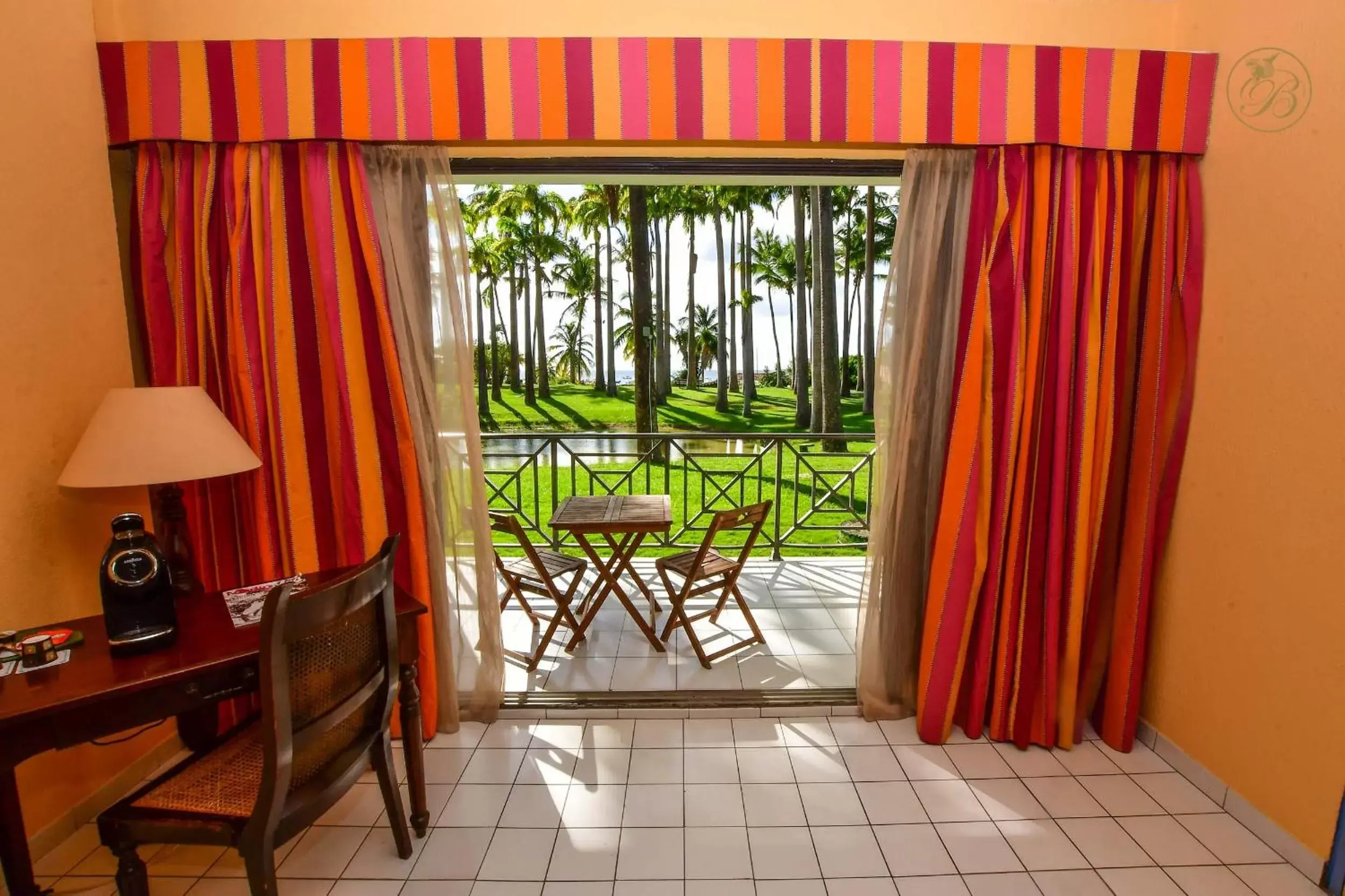 Patio in Hotel Bakoua Martinique