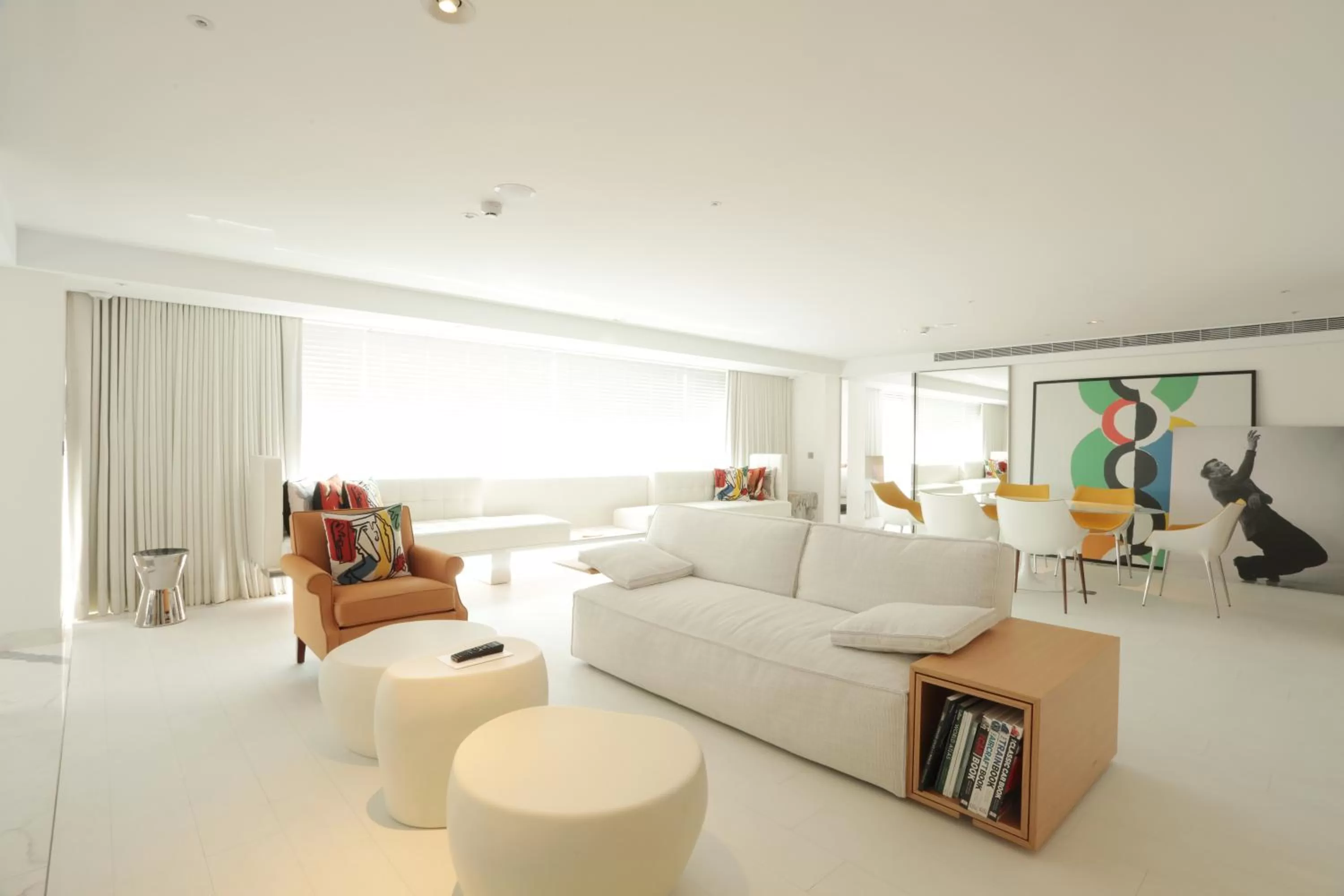 Living room, Seating Area in S Hotel | Designed by Philippe Starck