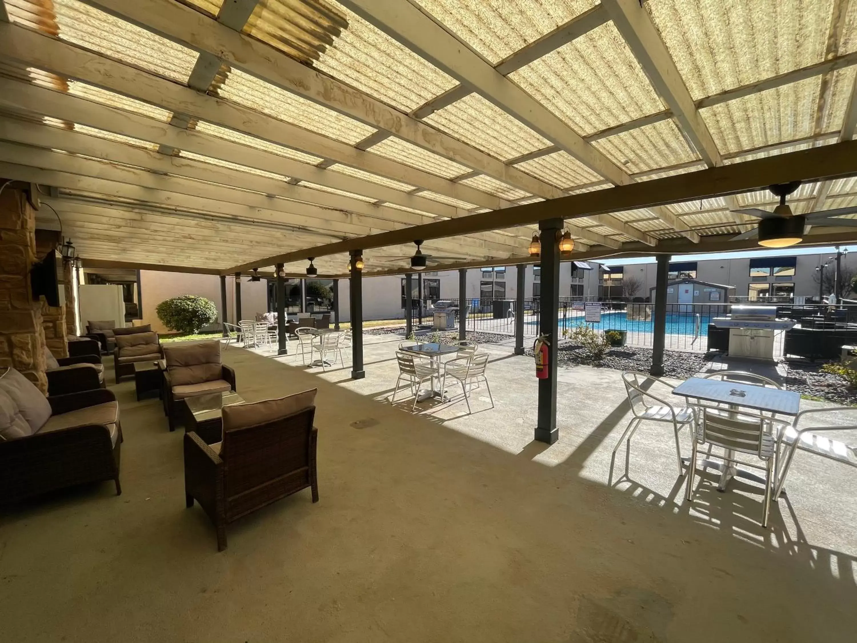 Patio in The Inn and Suites at 34 Fifty