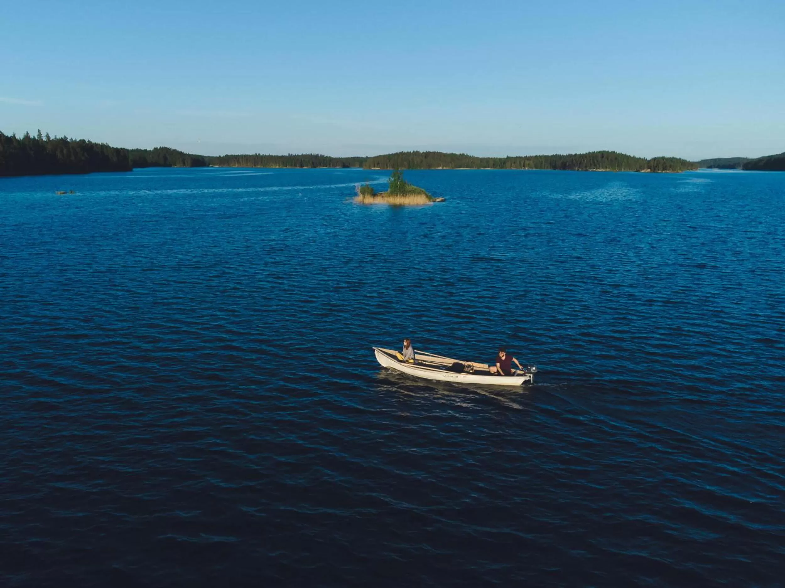 Natural landscape in Olo Center by Kolovesi National Park