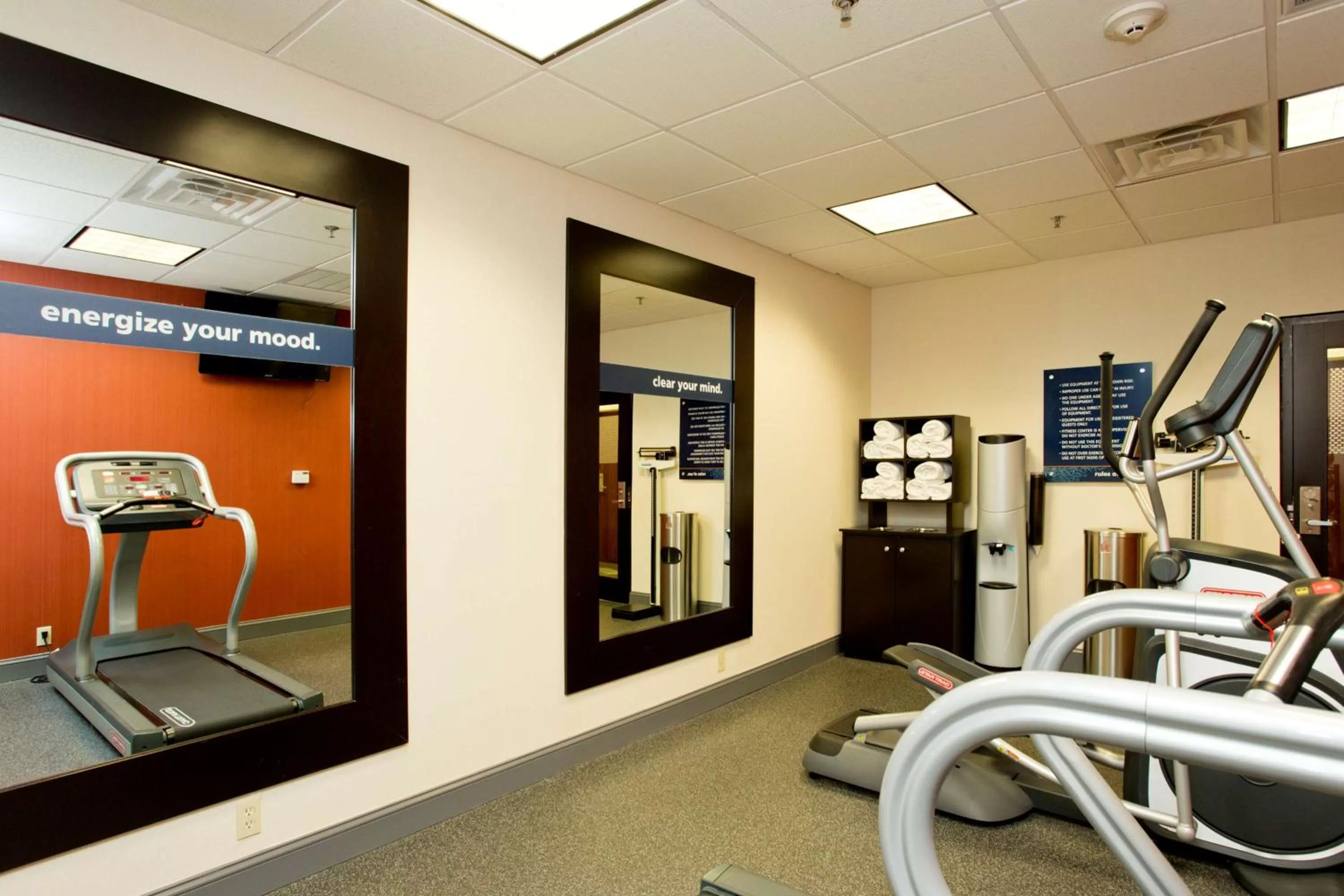 Fitness centre/facilities in Hampton Inn Inwood