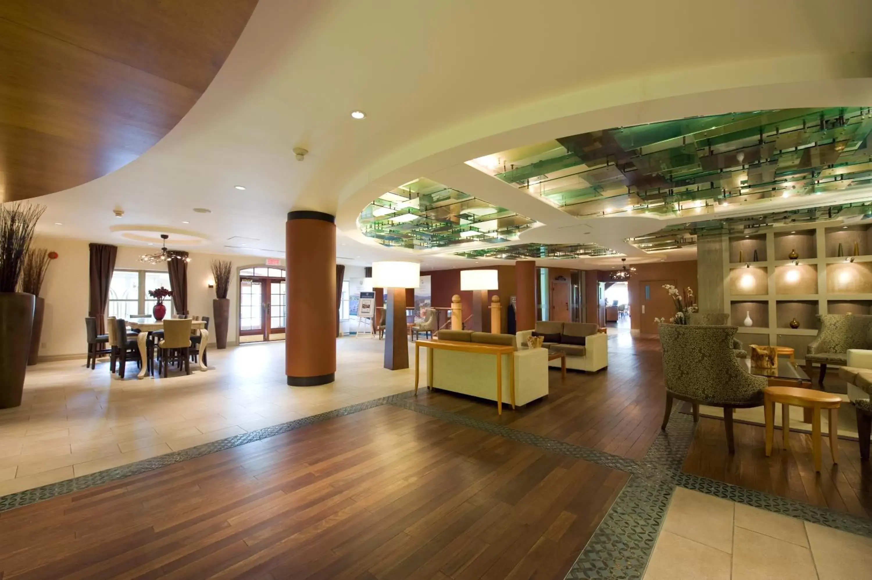 Lobby or reception in Hotel Chateau Bromont