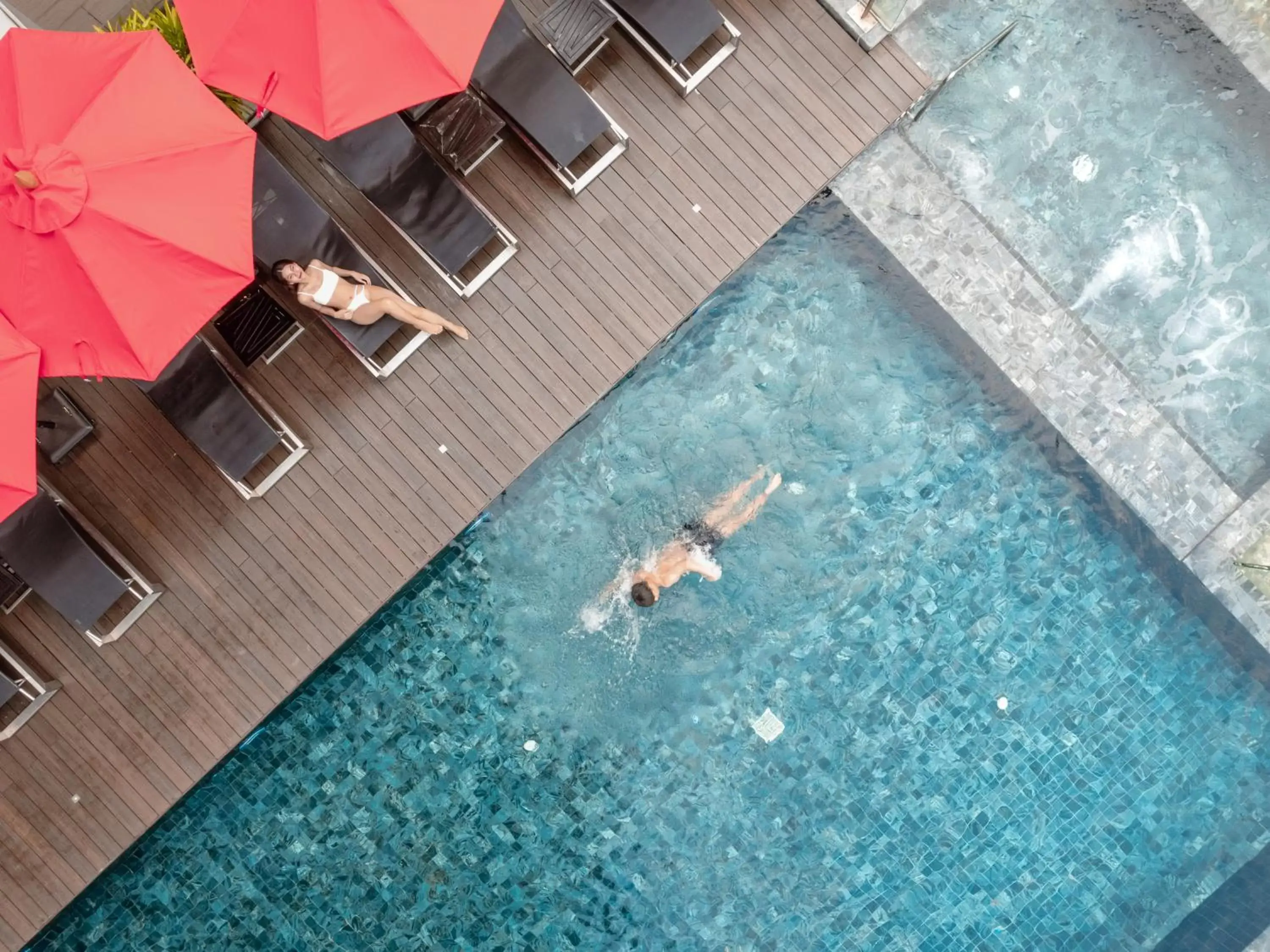 Swimming pool, Pool View in SKYVIEW Hotel Bangkok - Em District