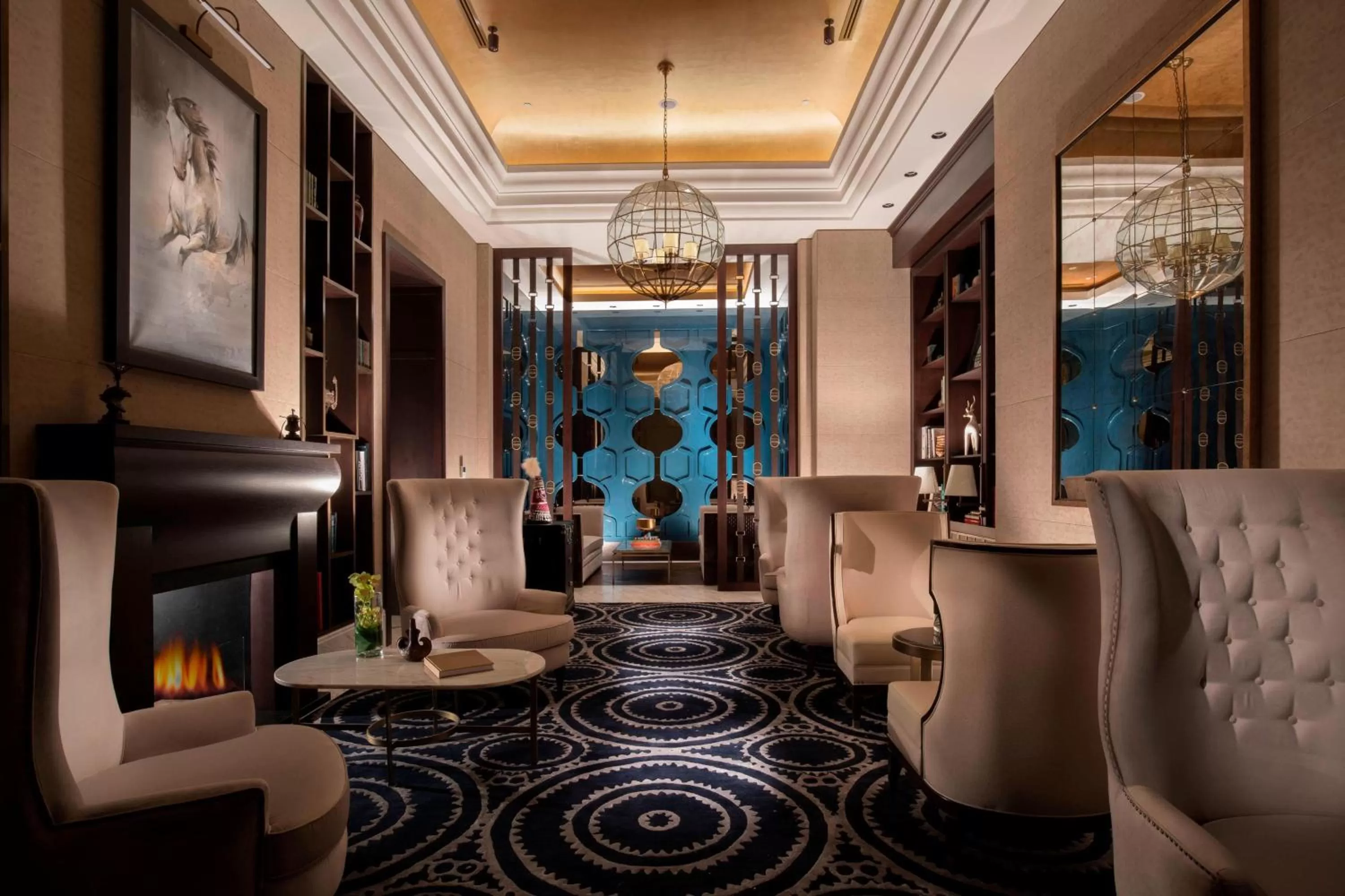 Lounge or bar in The St. Regis Astana
