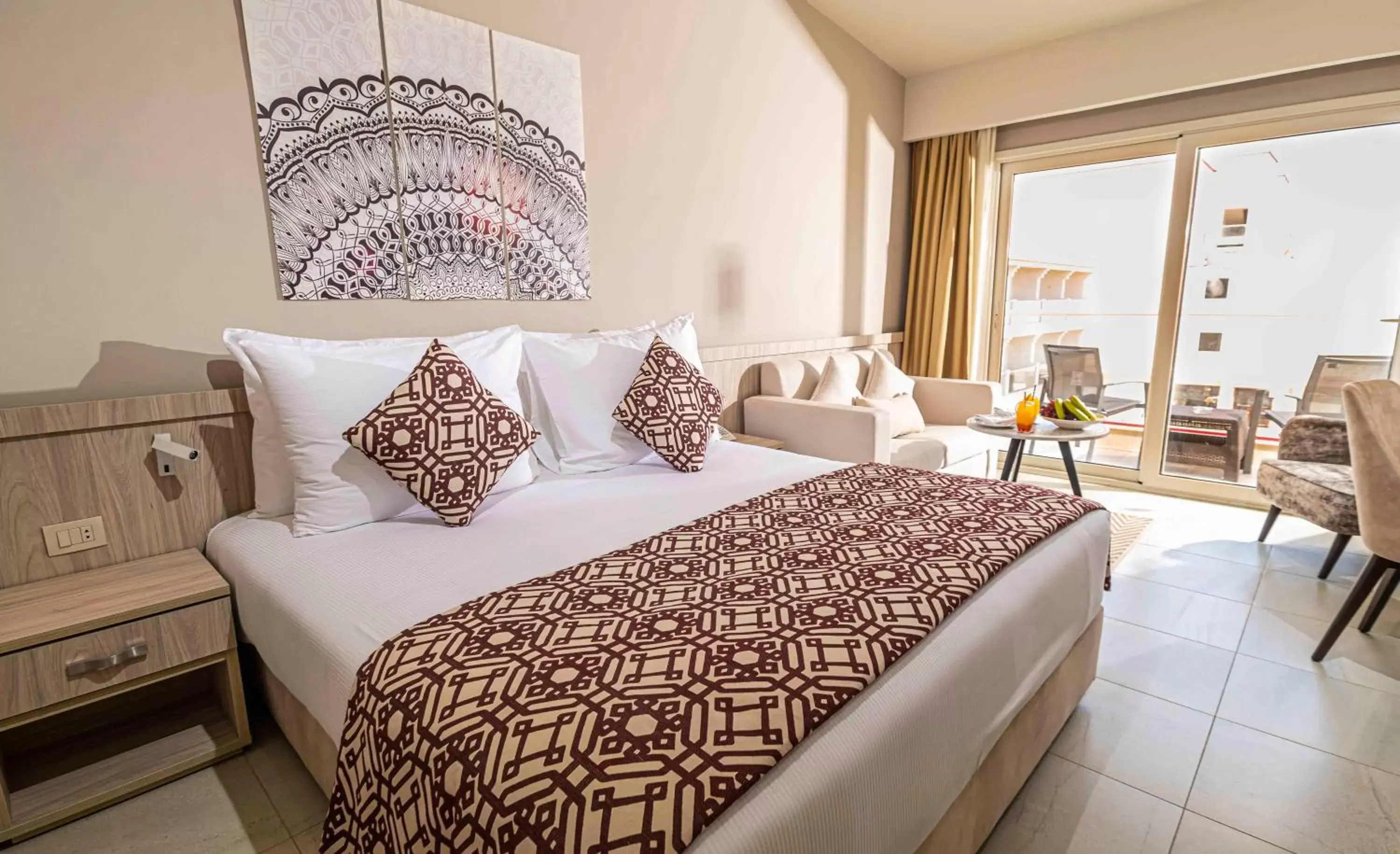 Bedroom, Bed in Amarina Abu Soma Resort & Aquapark
