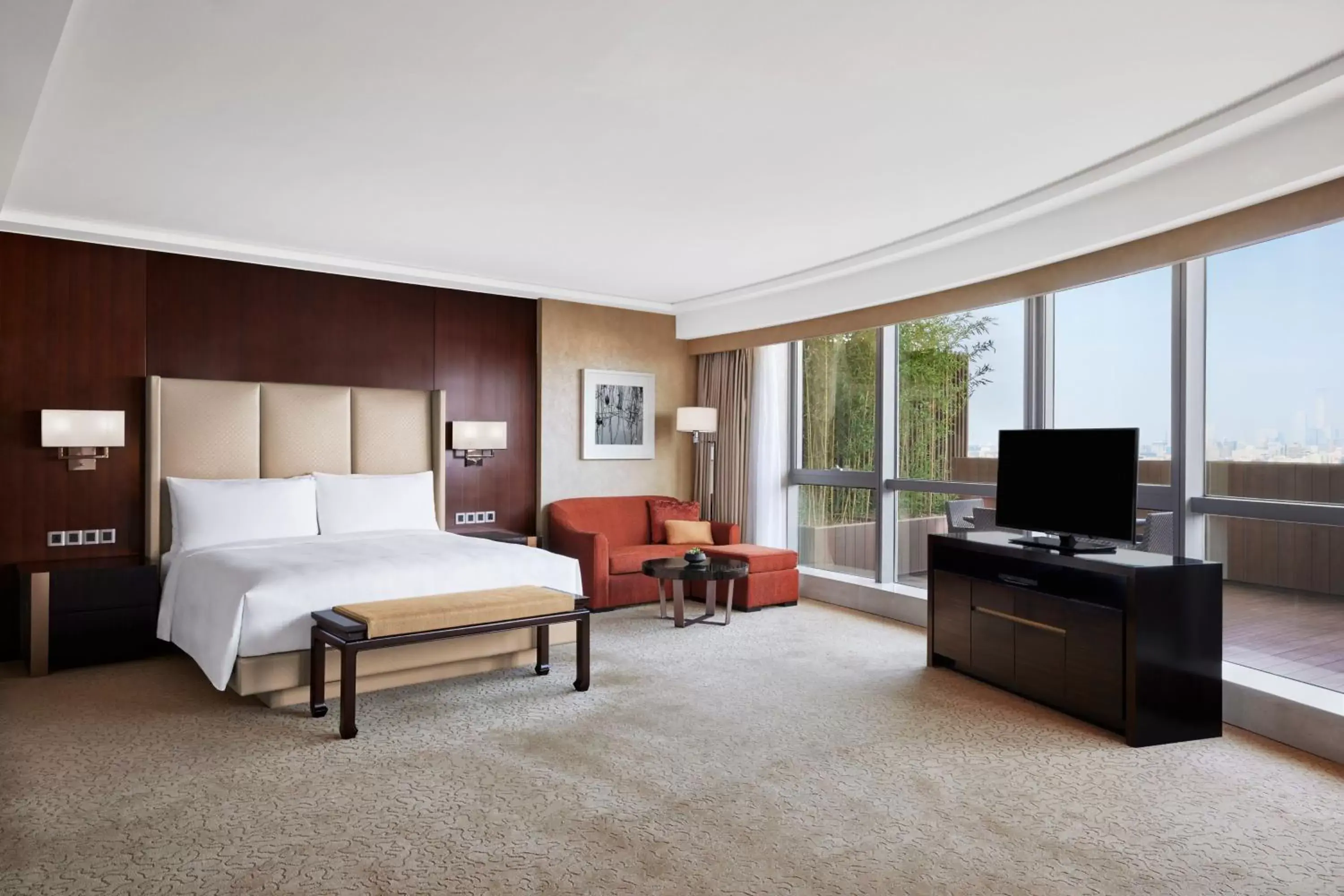 Bedroom, TV/Entertainment Center in JW Marriott Hotel Beijing Central