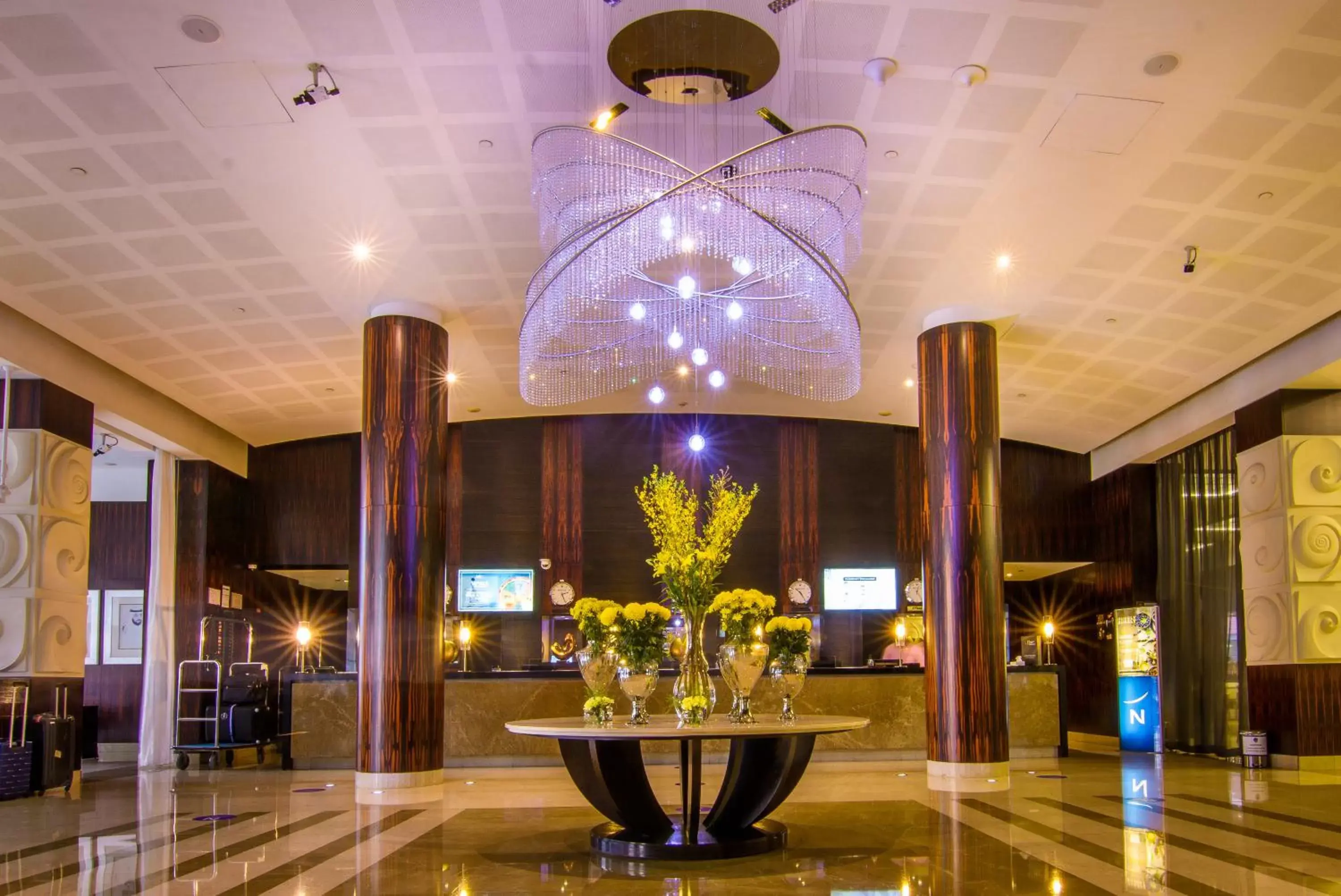 Lobby or reception in Novotel World Trade Centre Dubai