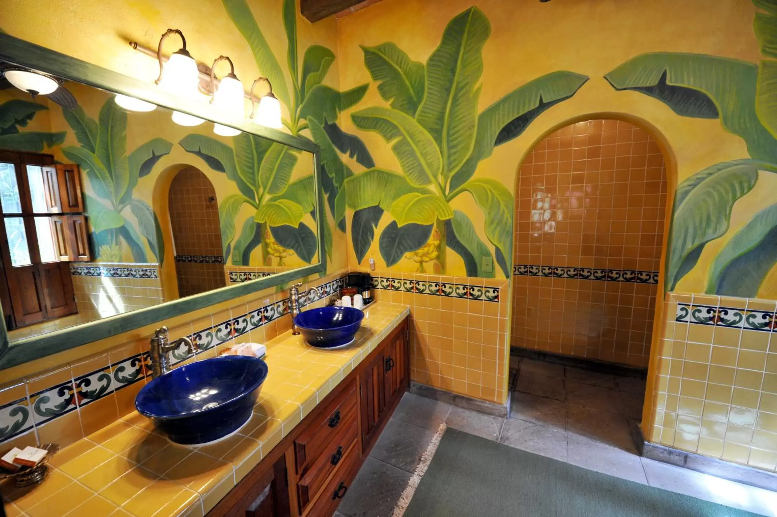 Bathroom in Hacienda de los Santos