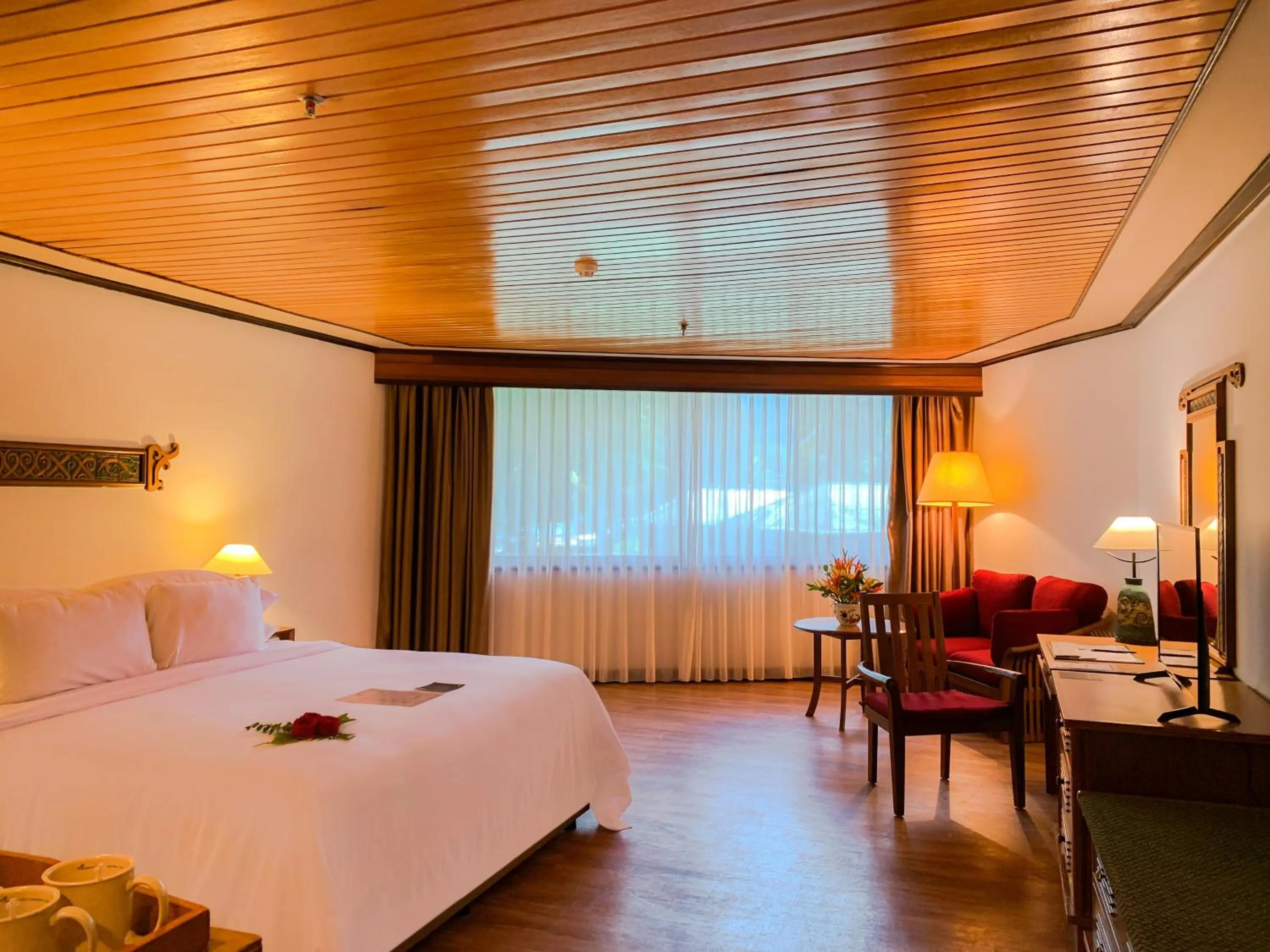 Photo of the whole room, Bed in Damai Beach Resort
