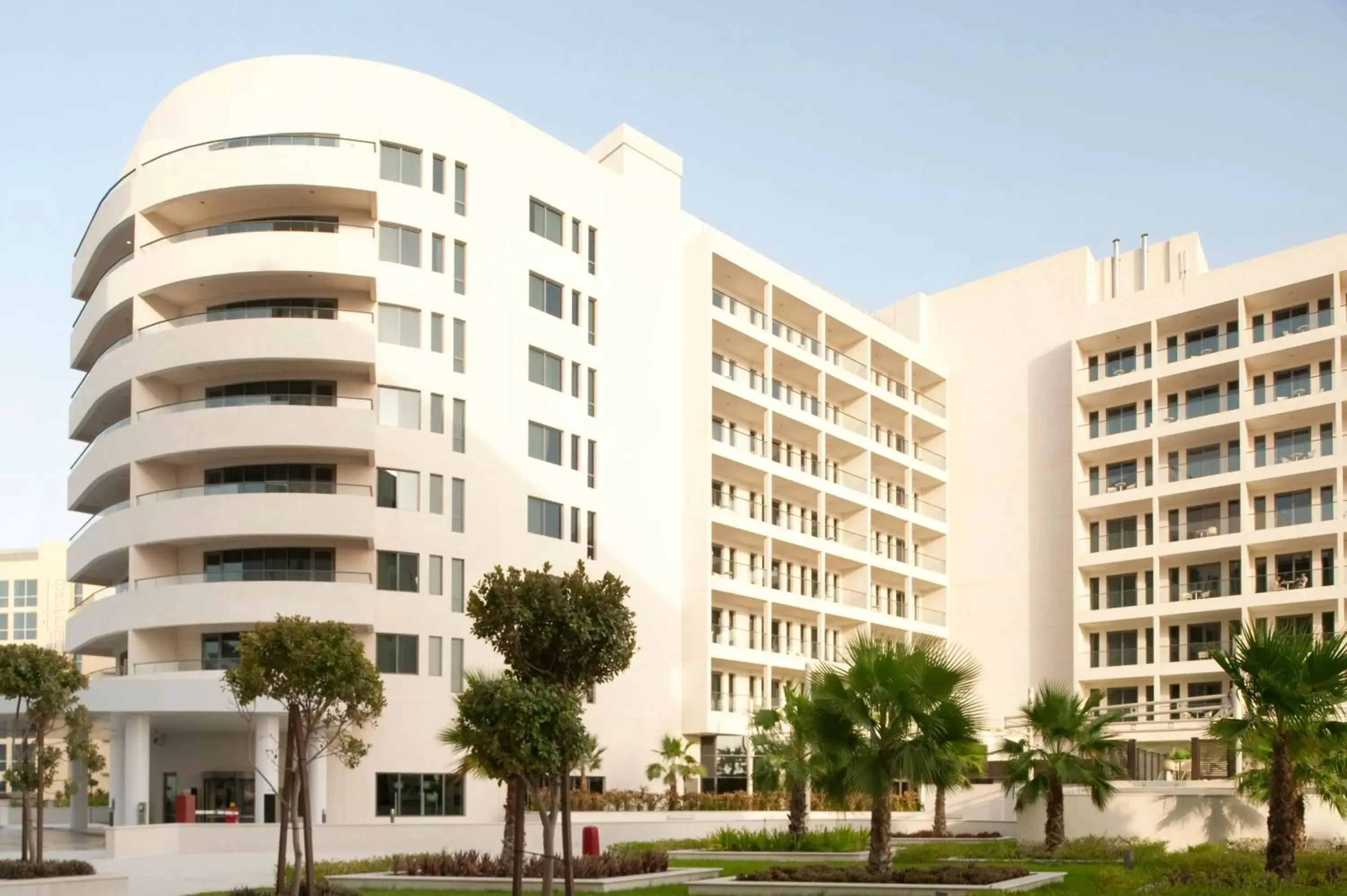 Property building in Staybridge Suites Yas Island Abu Dhabi by IHG Property building in Staybridge Suites Yas Island Abu Dhabi by IHG