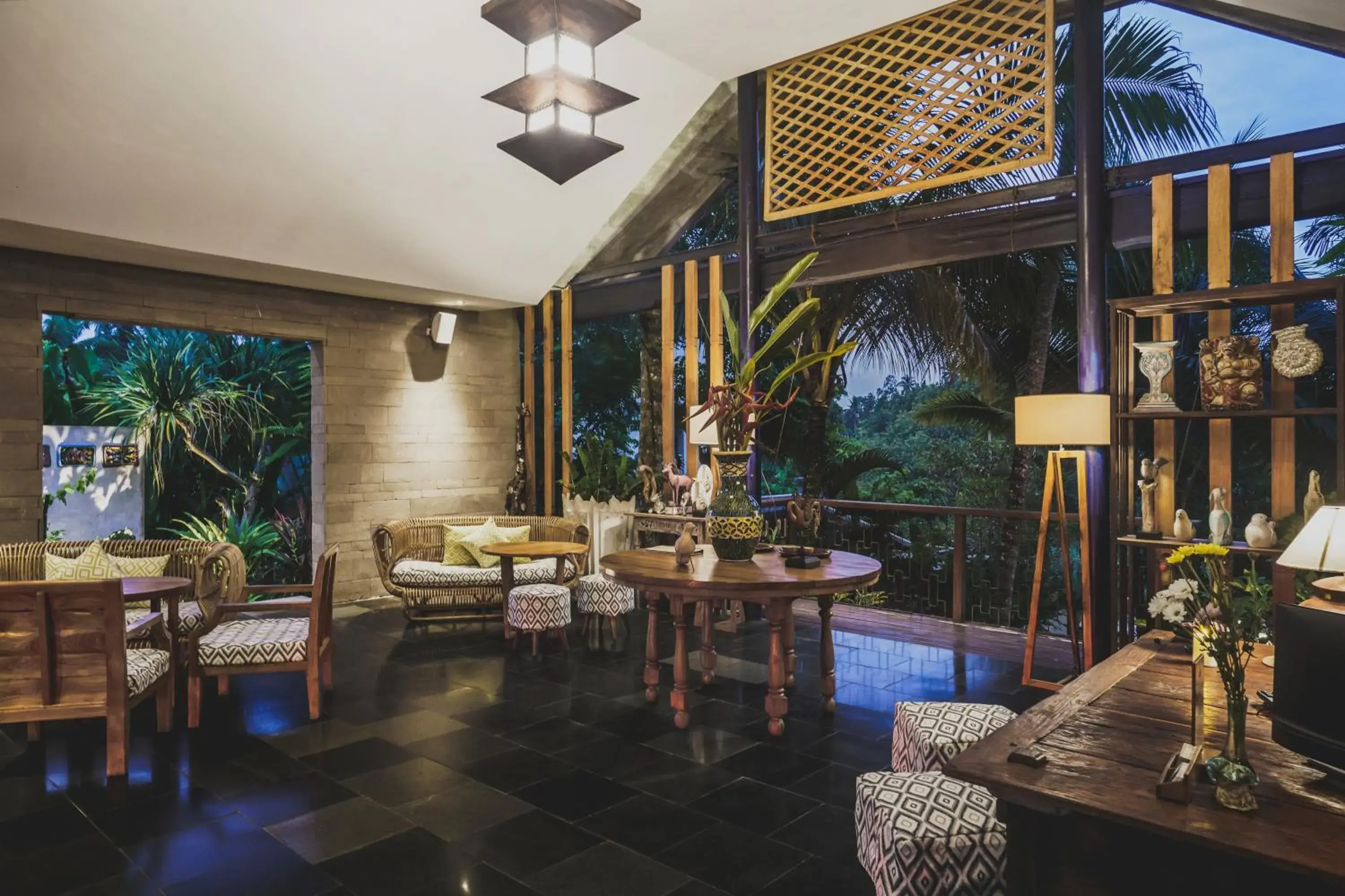 Lobby or reception, Restaurant/Places to Eat in Amora Ubud Boutique Villas