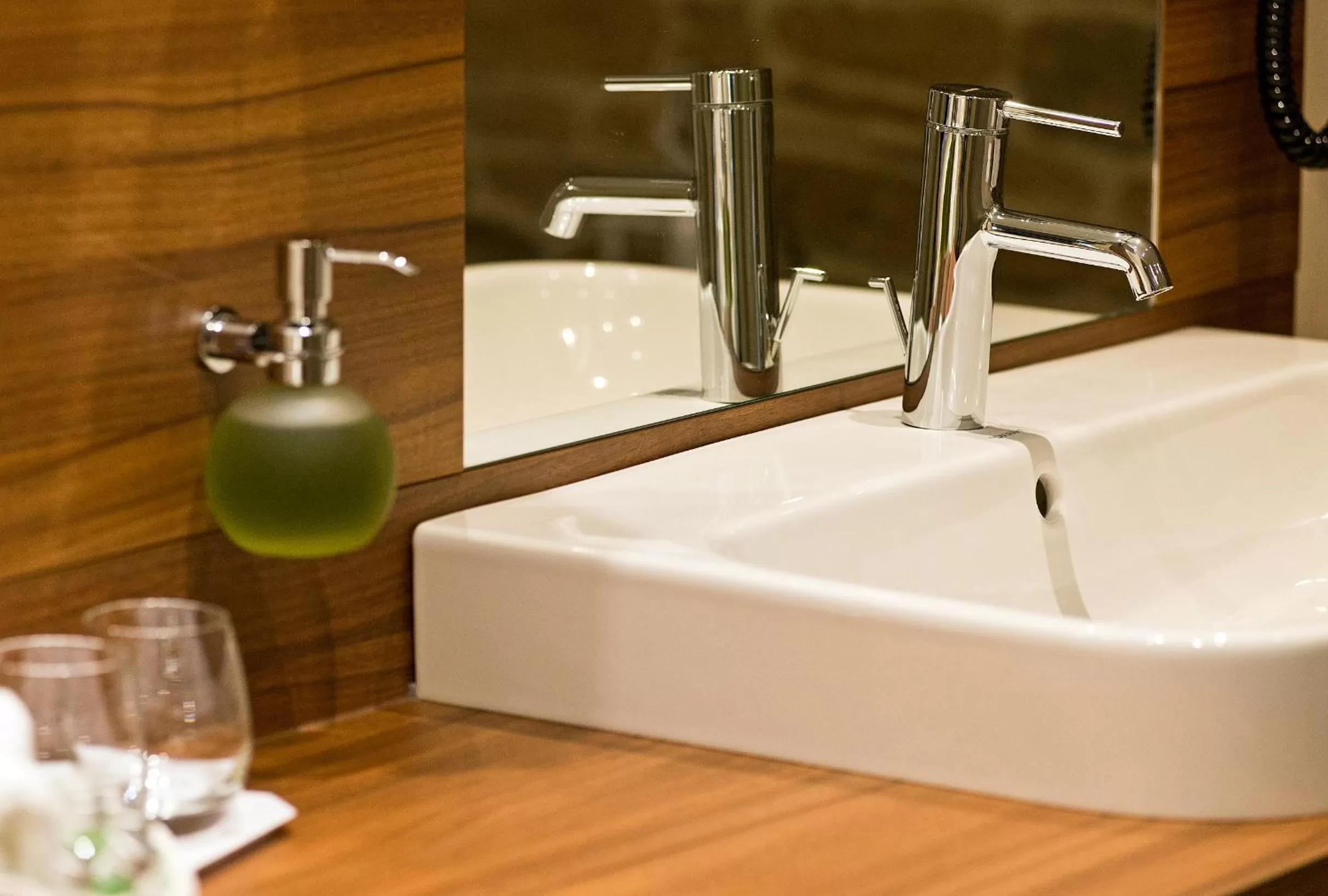 Bathroom in Romantik Hotel Markusturm