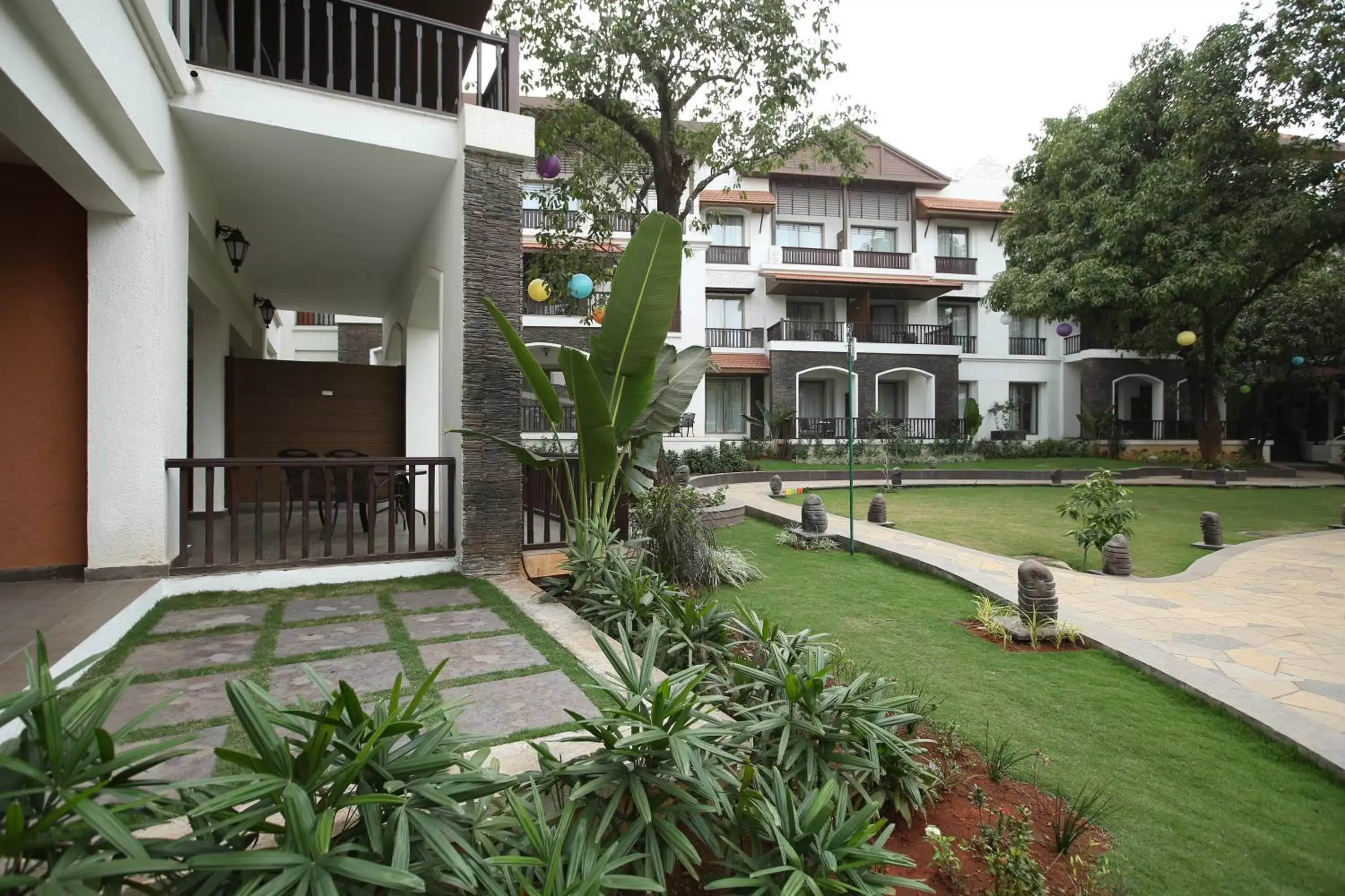 Garden view in Rhythm Lonavala - An All Suite Resort Garden view in Rhythm Lonavala - An All Suite Resort