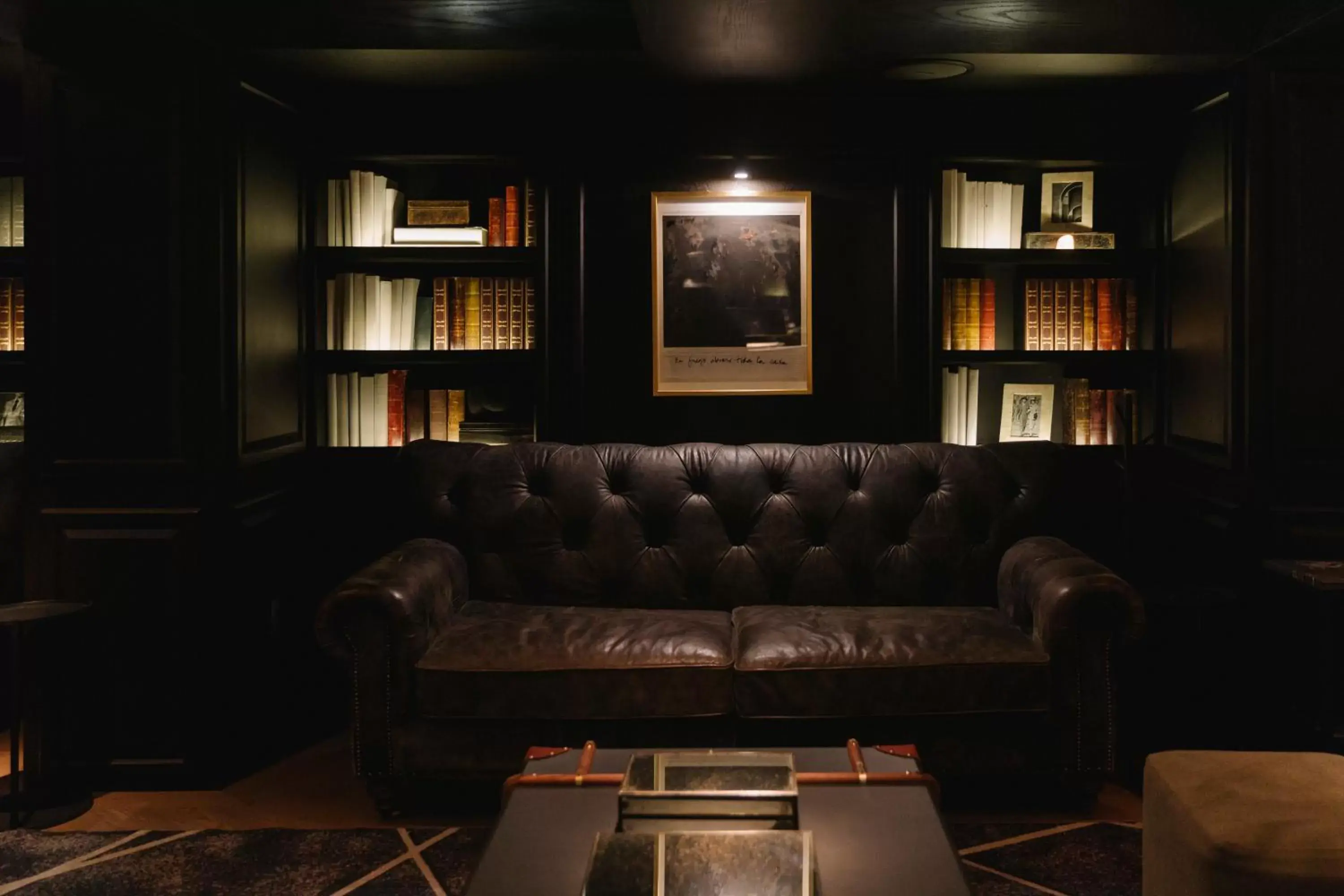 Lounge or bar, Library in Brick Hotel Mexico City - Small Luxury Hotels of the World
