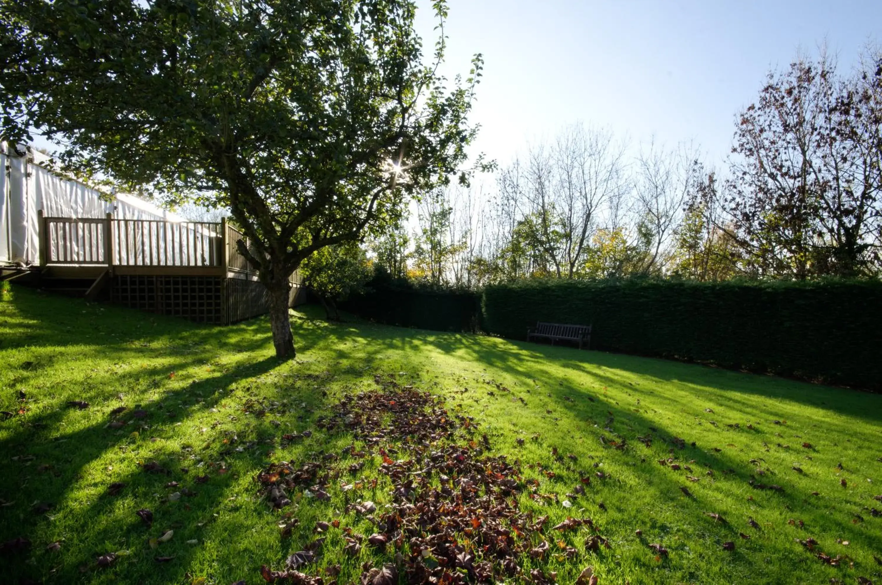 Garden in Hatton Court Hotel