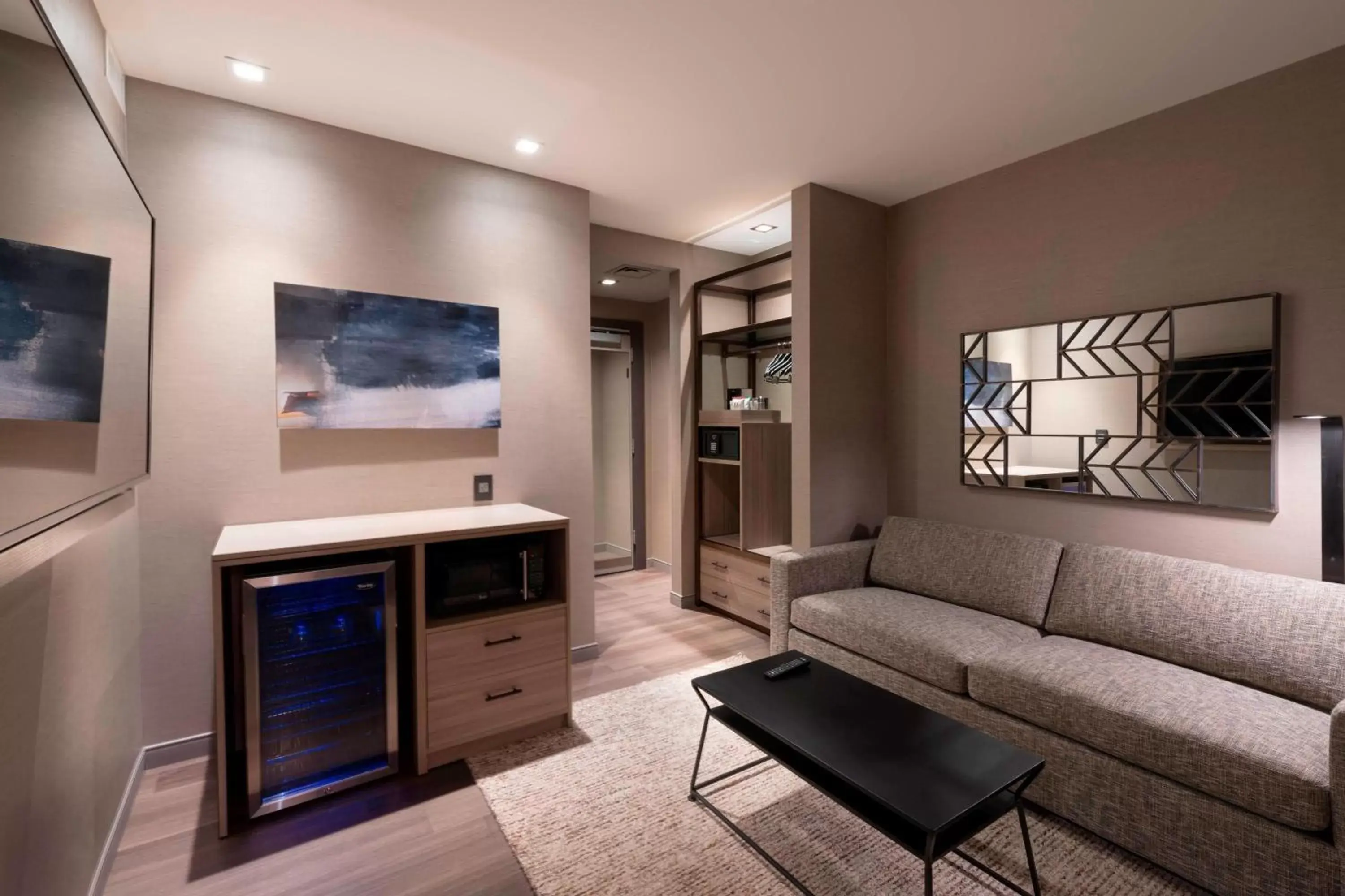 Living room, Seating Area in AC Hotel by Marriott Boston Downtown