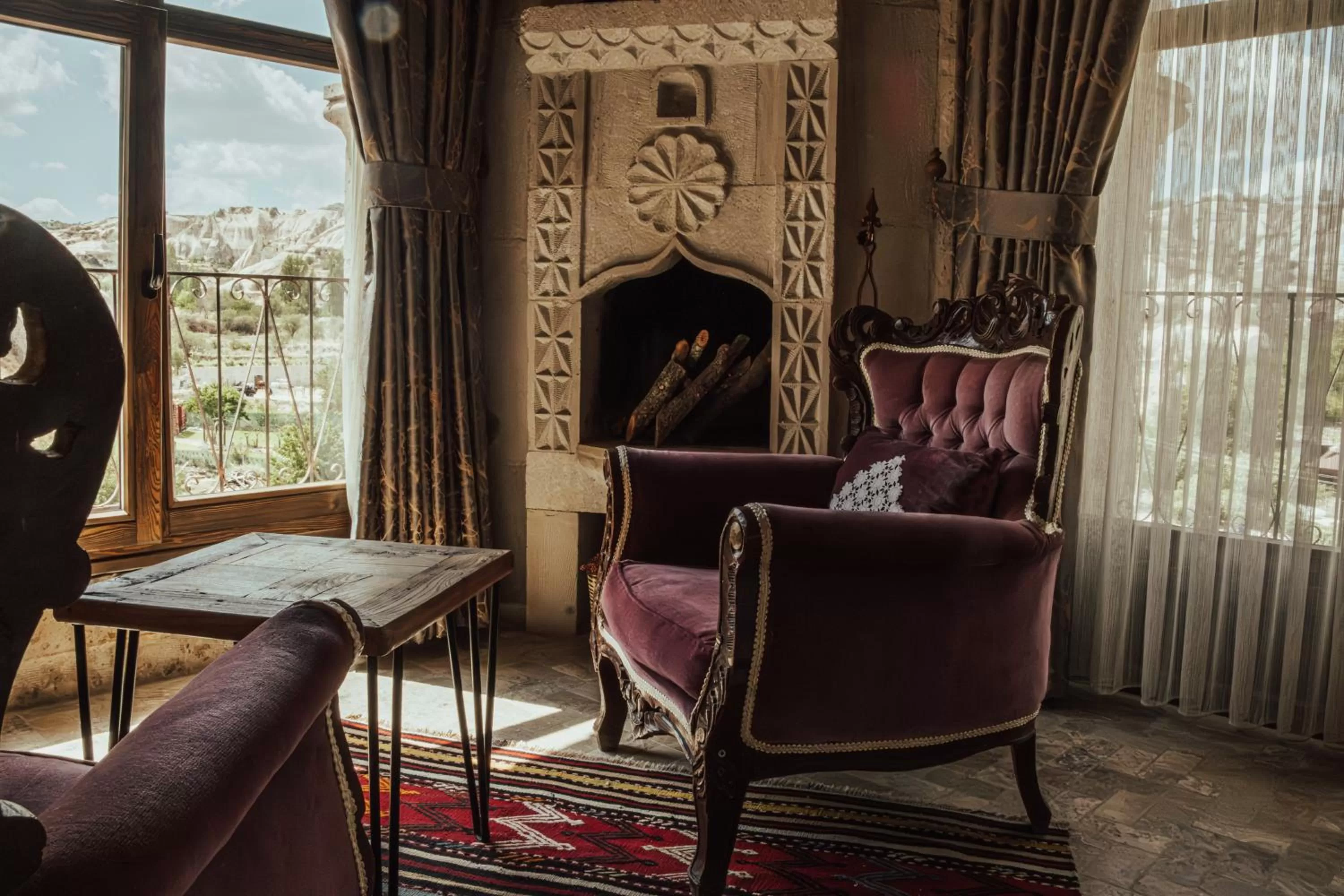 Natural landscape in Şah Saray Cave Suites Halal Hotel